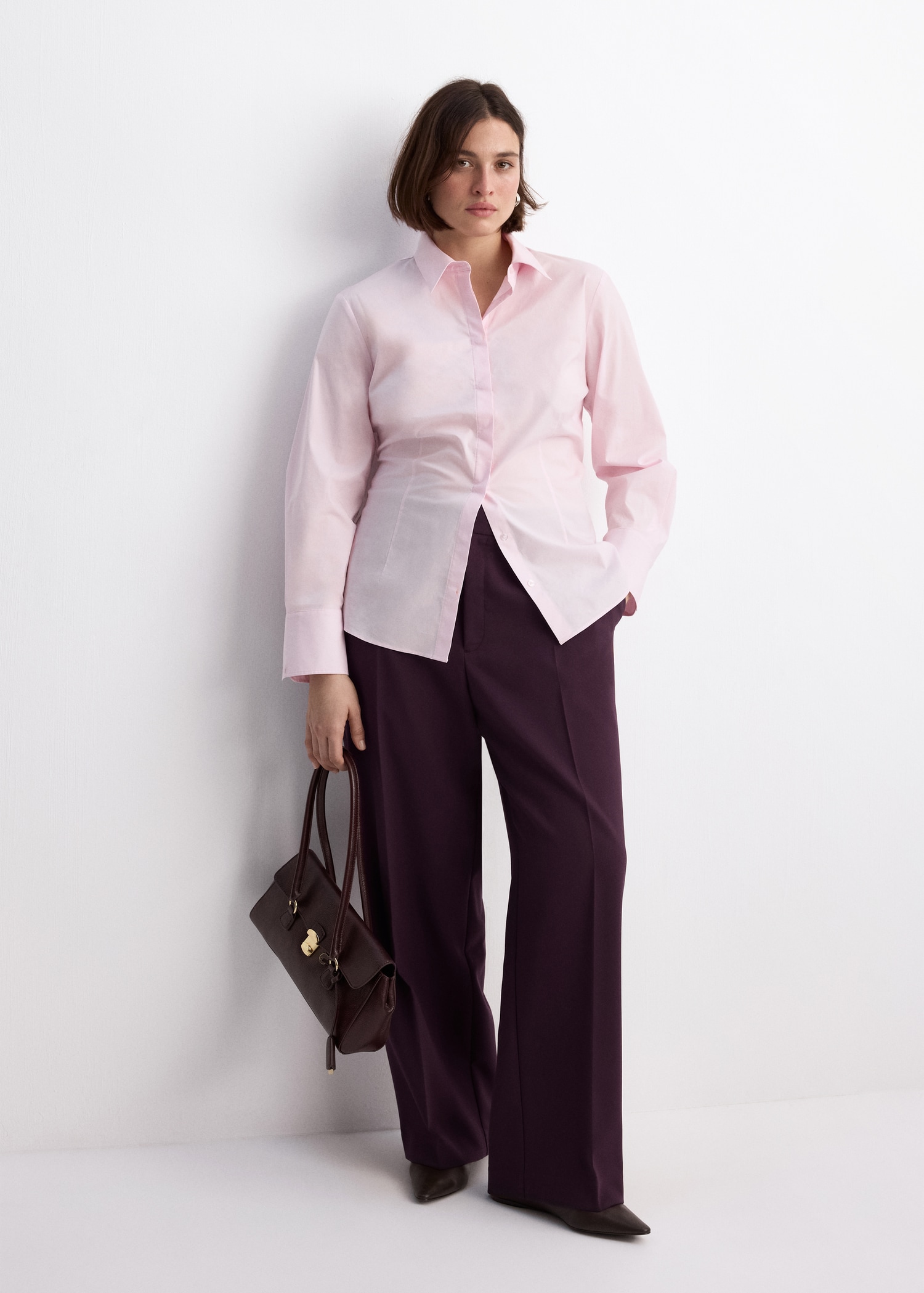 سروال مستقيم عالي الخصر - تفاصيل المنتج 3