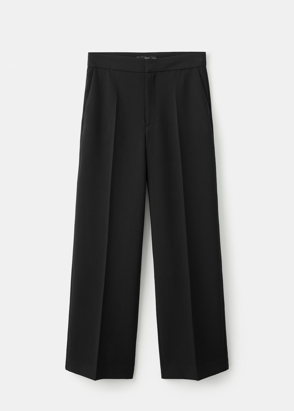 High-waist straight pants
