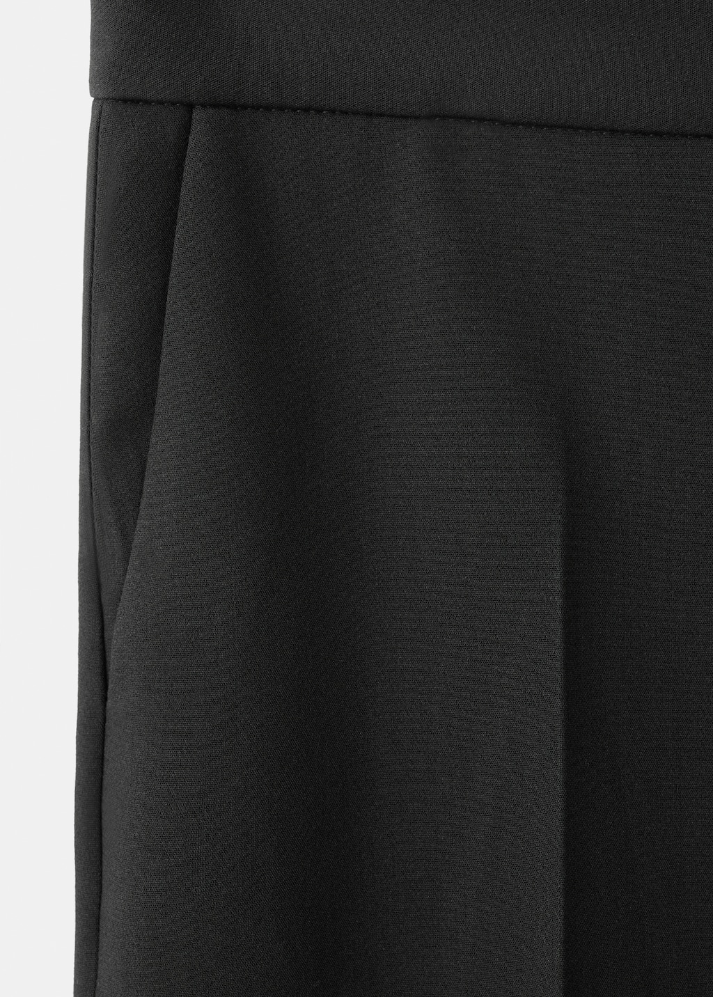 High-waist straight pants