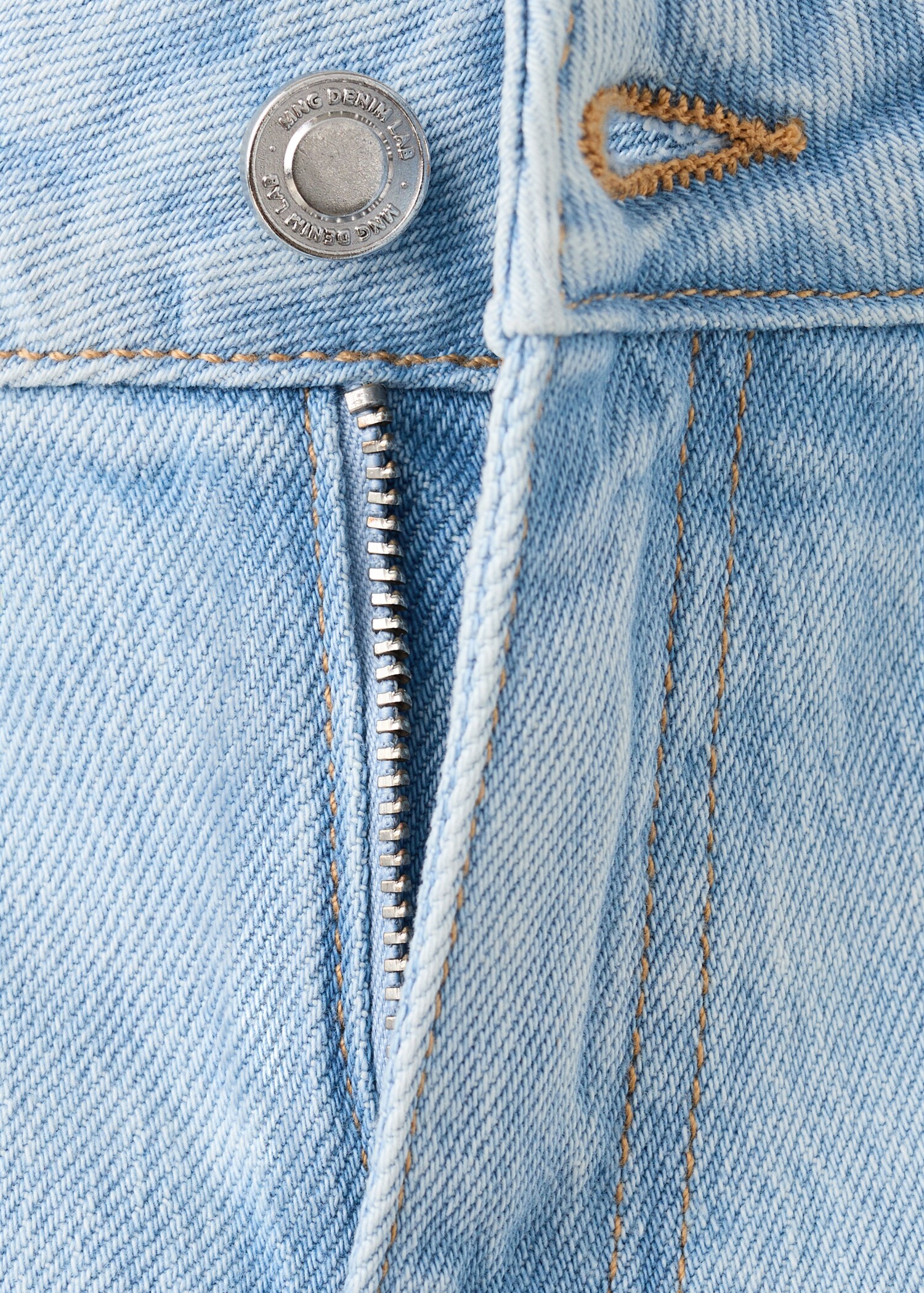 Turned-up straight jeans - Details of the article 8