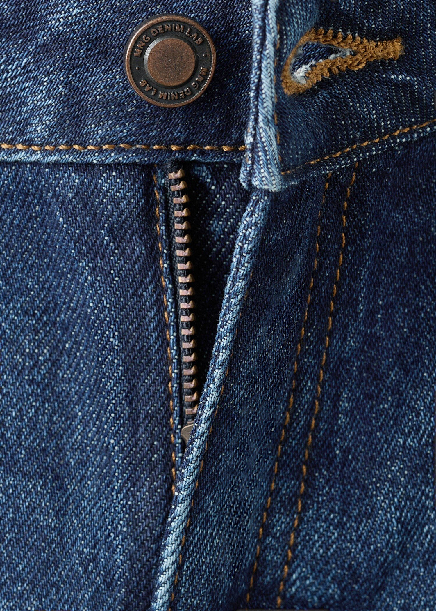 Turned-up straight jeans - Details of the article 8