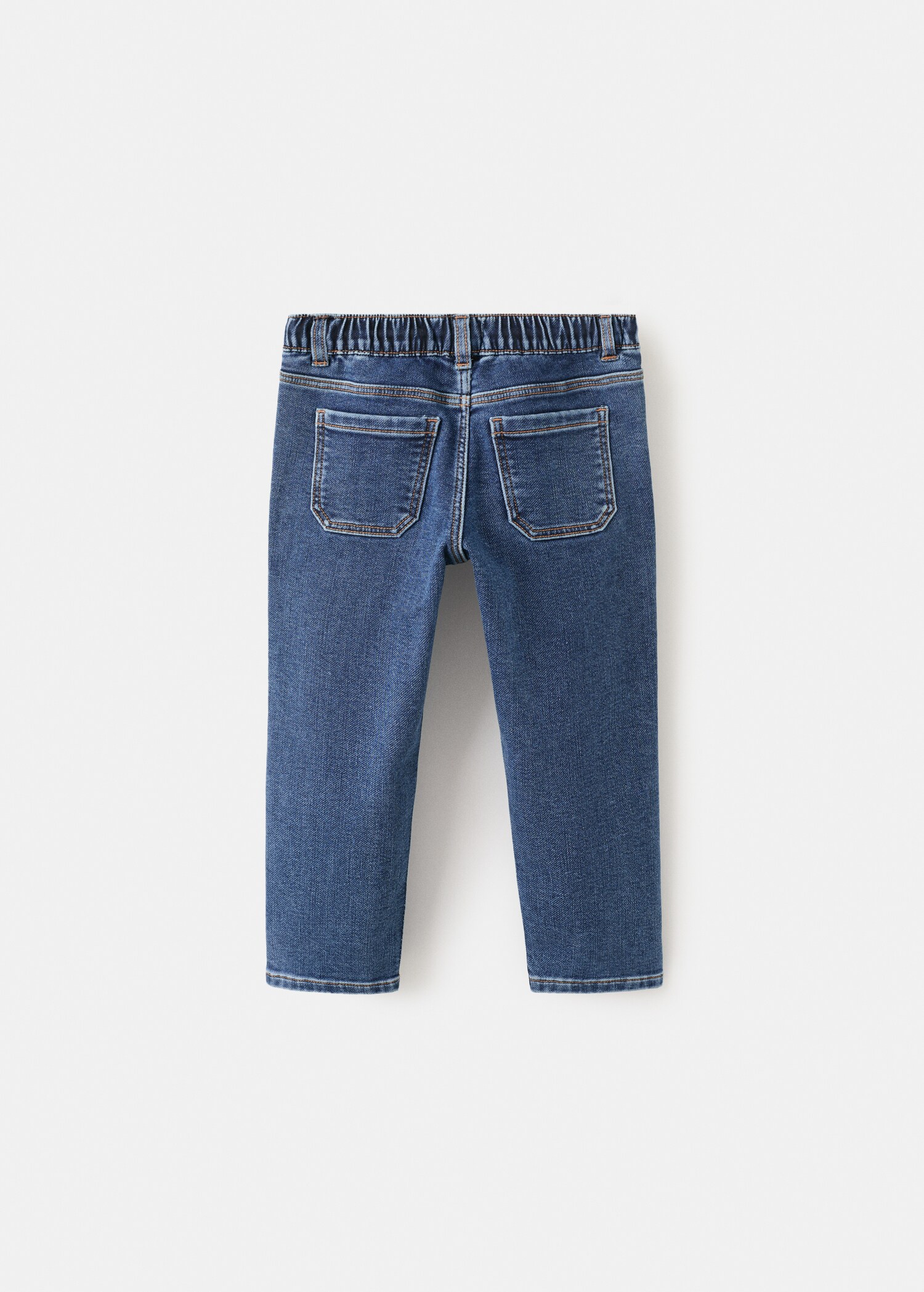 Rechte jeans met koord - Achterkant van het artikel