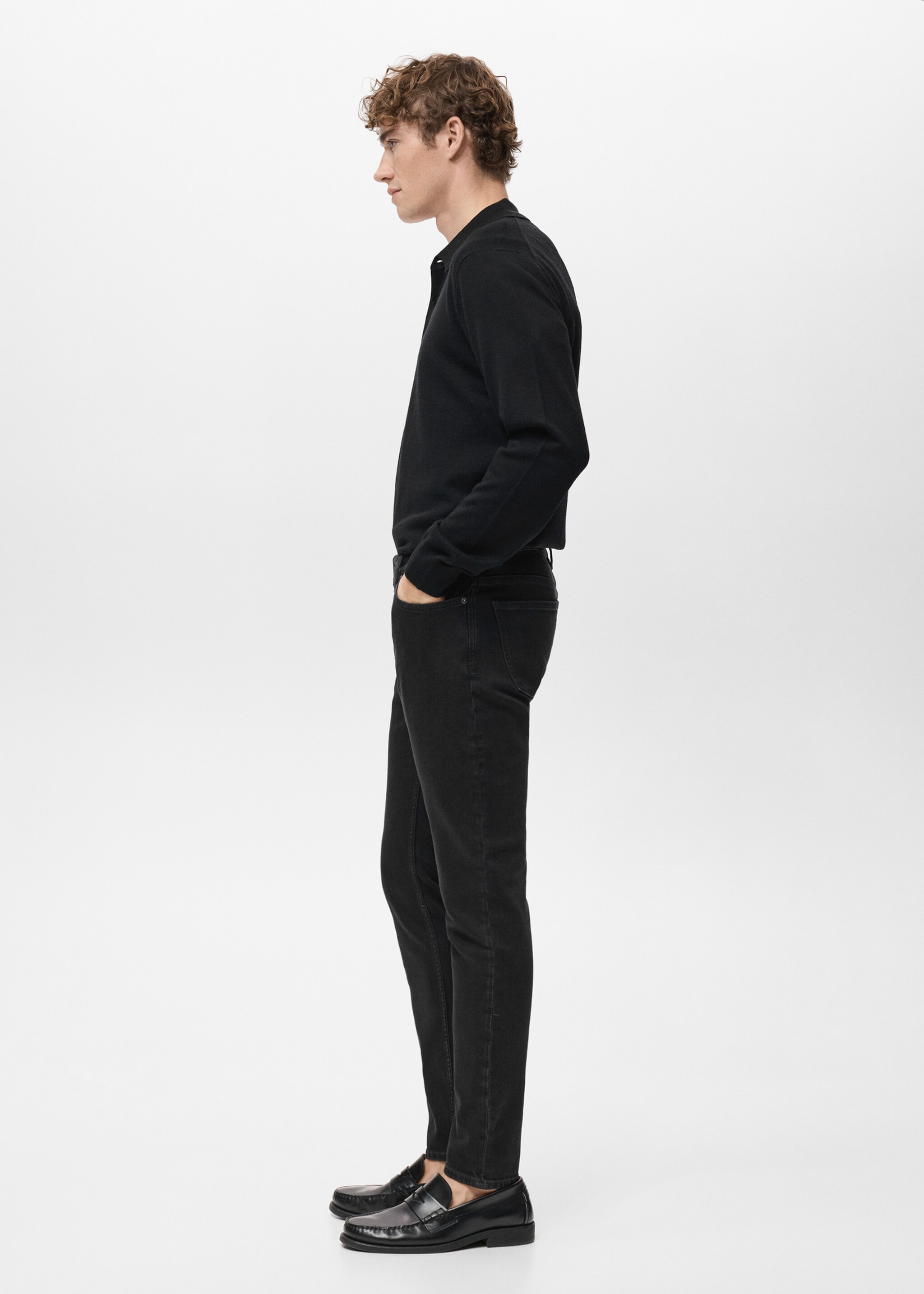 주드 스키니핏 진 - 상품 내역: 2, Black denim. Ref: 27041243-00.