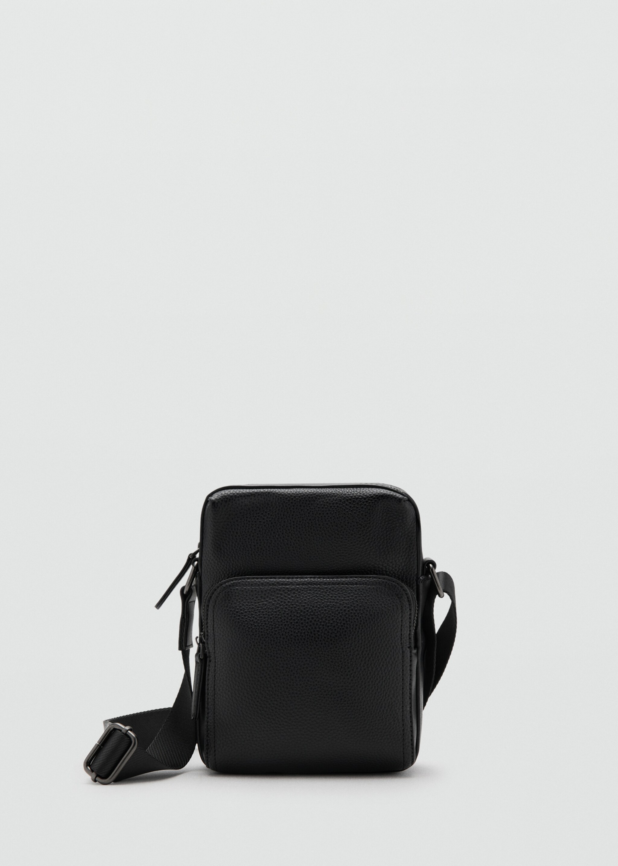 Patent faux-leather shoulder bag - Article without model, Black. Ref: 27041247-00.