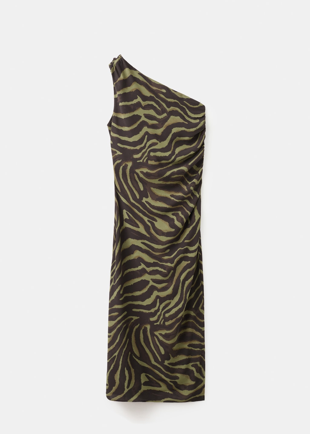 Printed asymmetrical dress - image 5