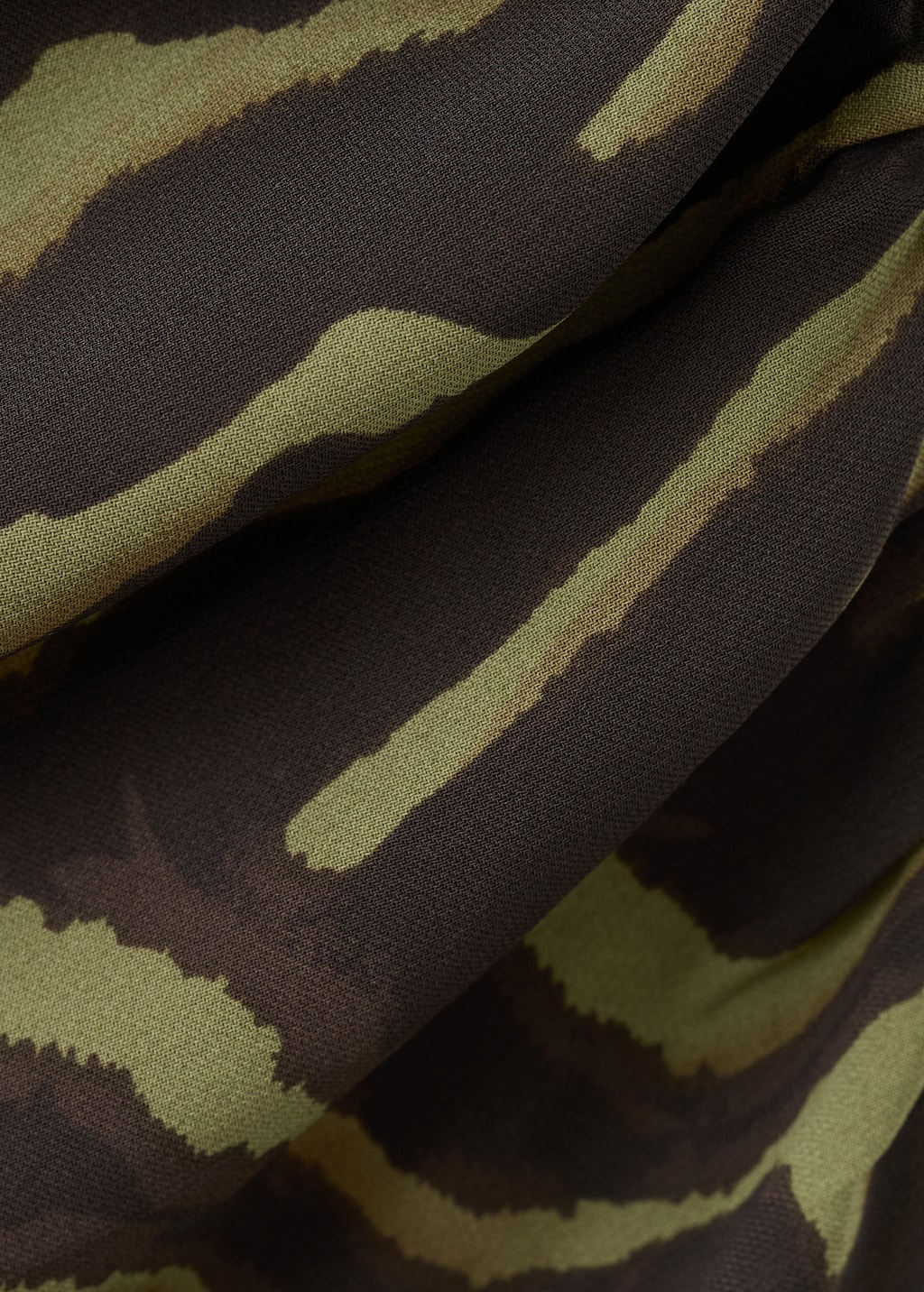 Printed asymmetrical dress