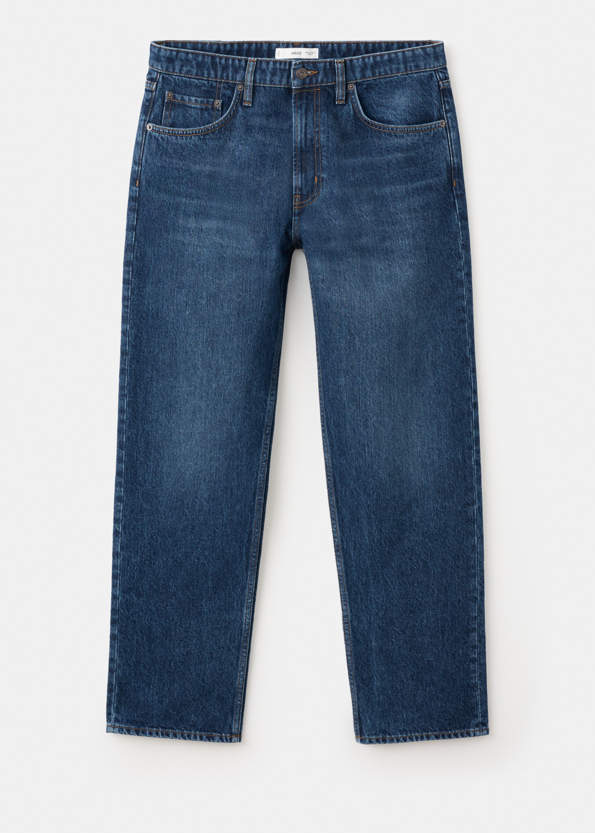 Jeans Moby straight fit lavado oscuro - Artículo sin modelo, Azul oscuro. Ref: 27041249-00.