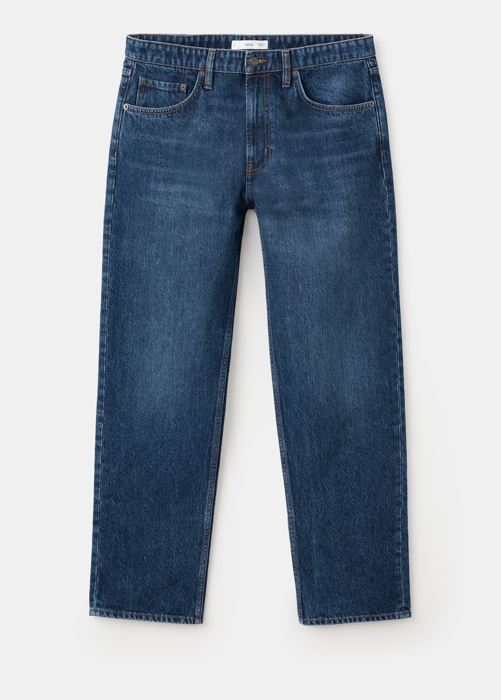 Moby straight-fit dark-wash jeans