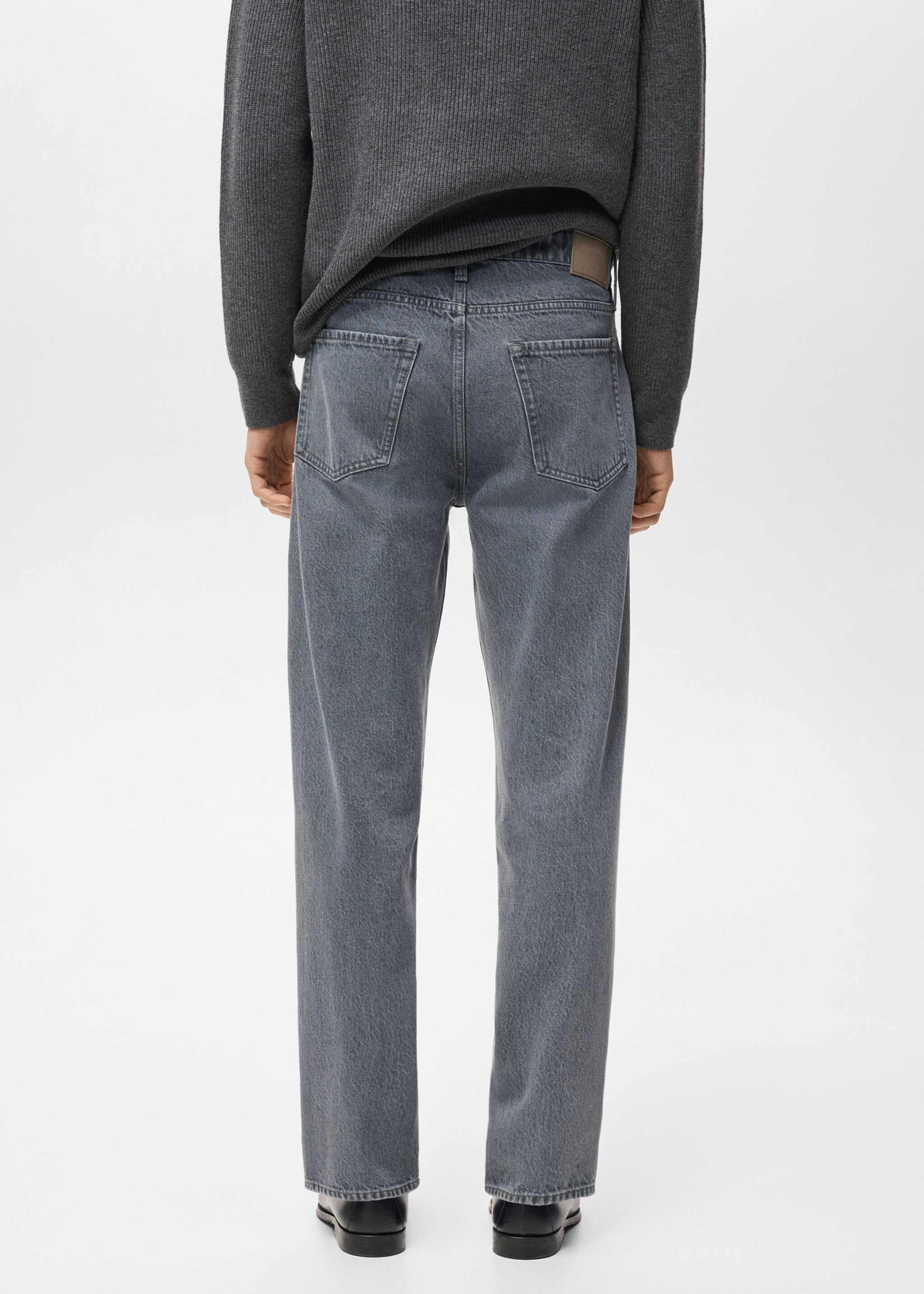 Jeans moby - Reverse of the article, Light Grey Denim. Ref: 27041250-00.