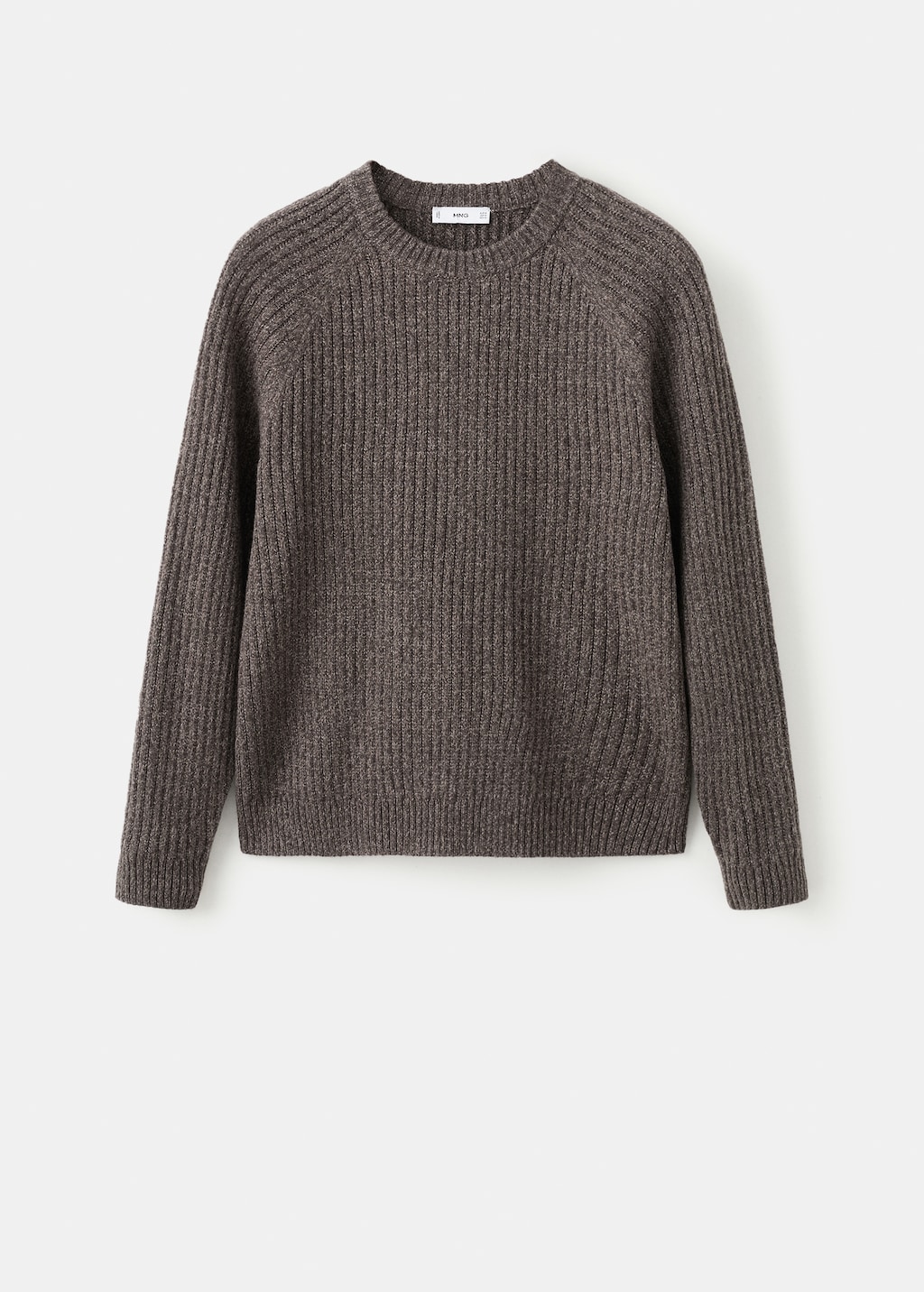 Wool-blend rib-knit sweater