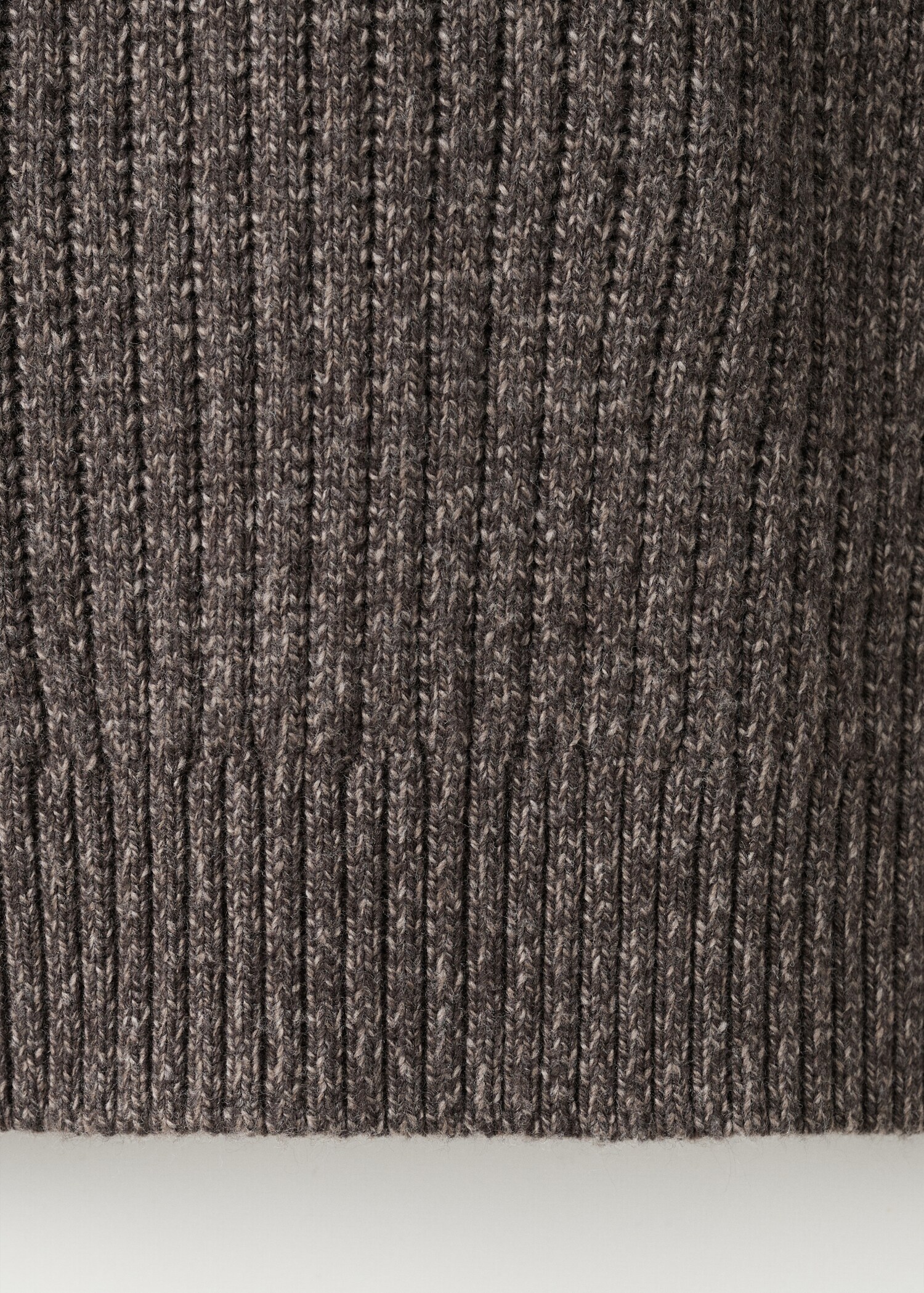Jersey punto canalé mezcla lana - Detalle del artículo 0