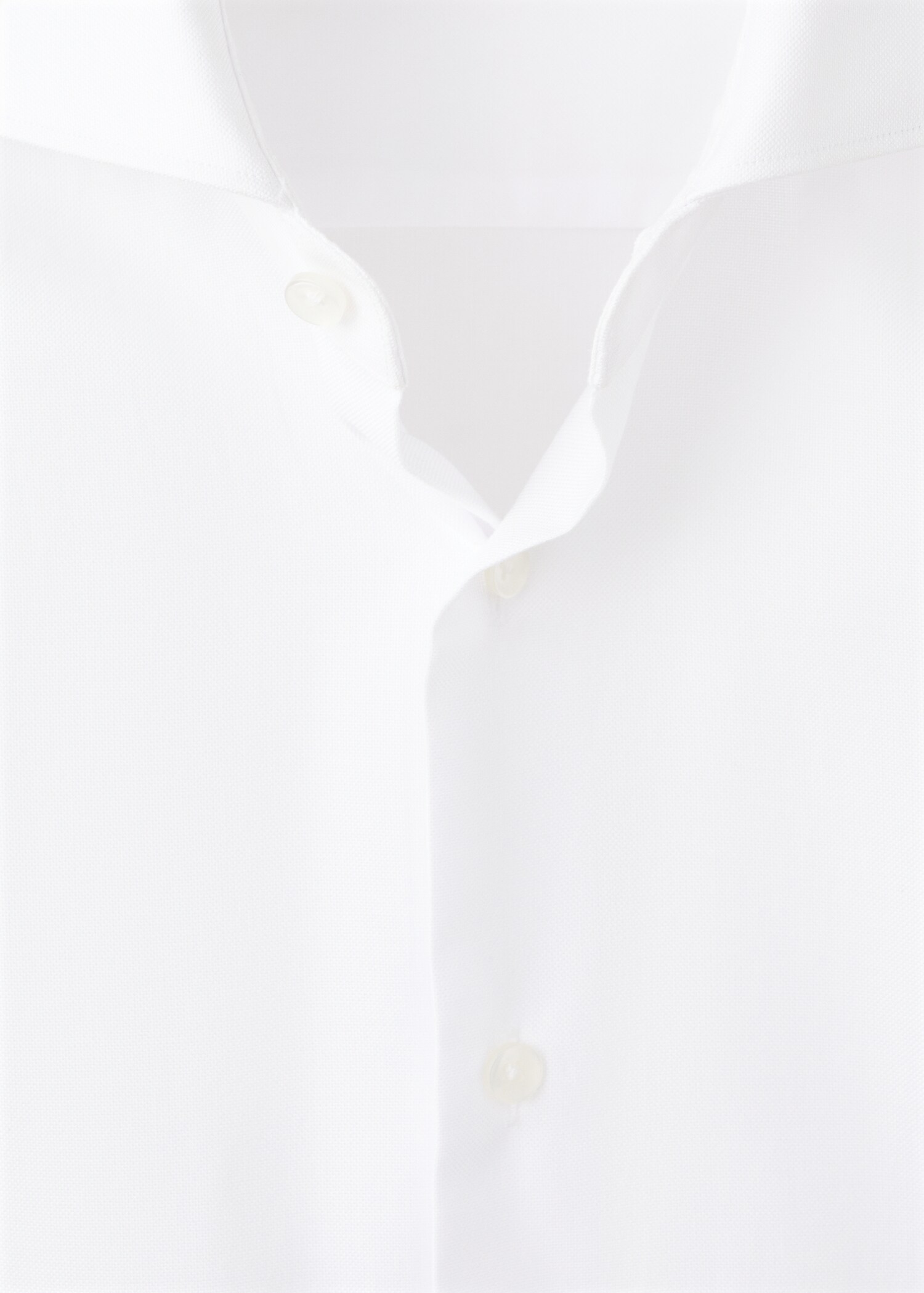 Slim-fit cotton suit shirt - Details of the article 8