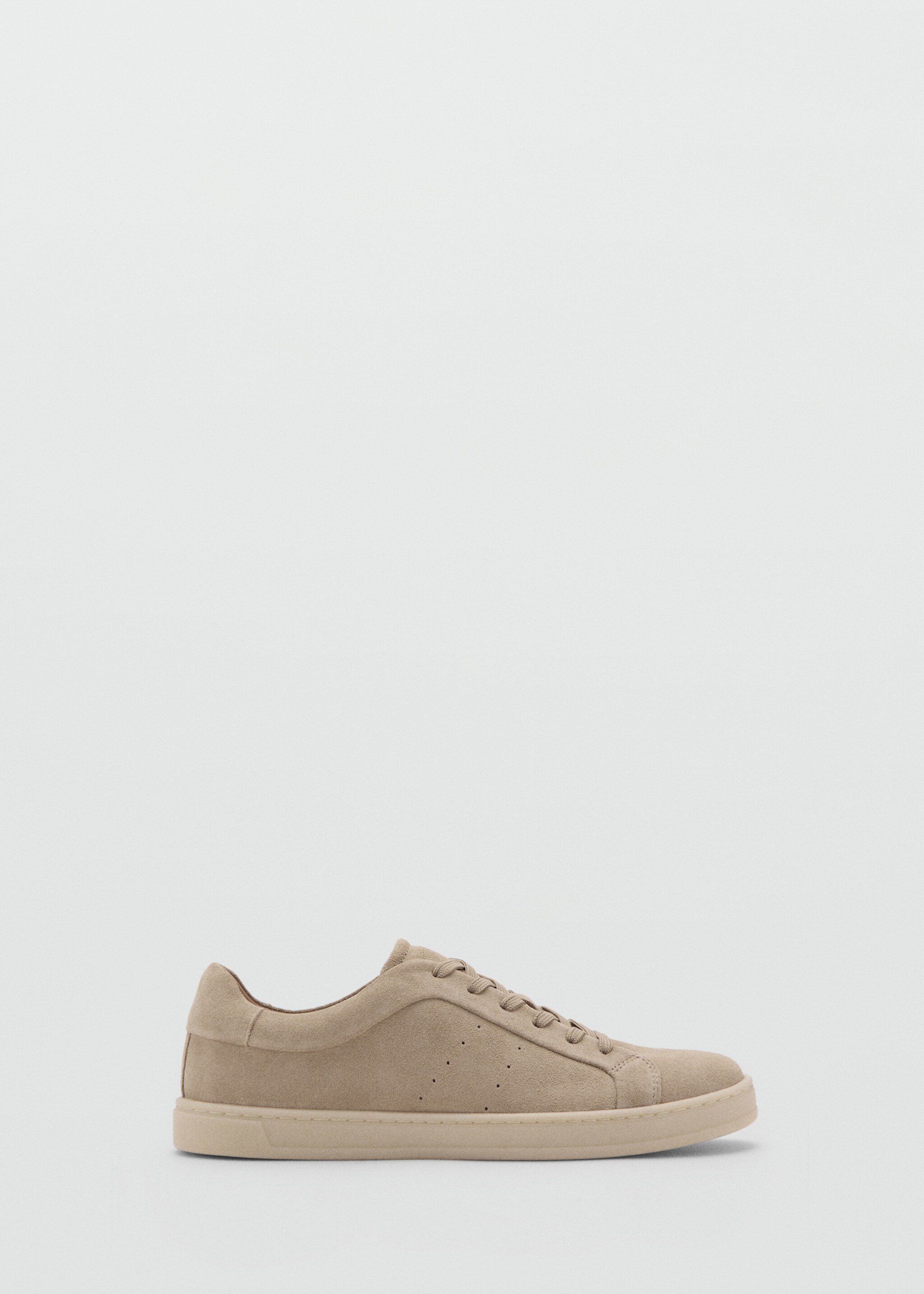 Suede trainers - Article without model, Sand. Ref: 27041258-00.