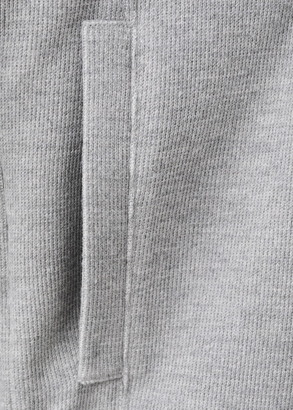 Textured hooded sweatshirt