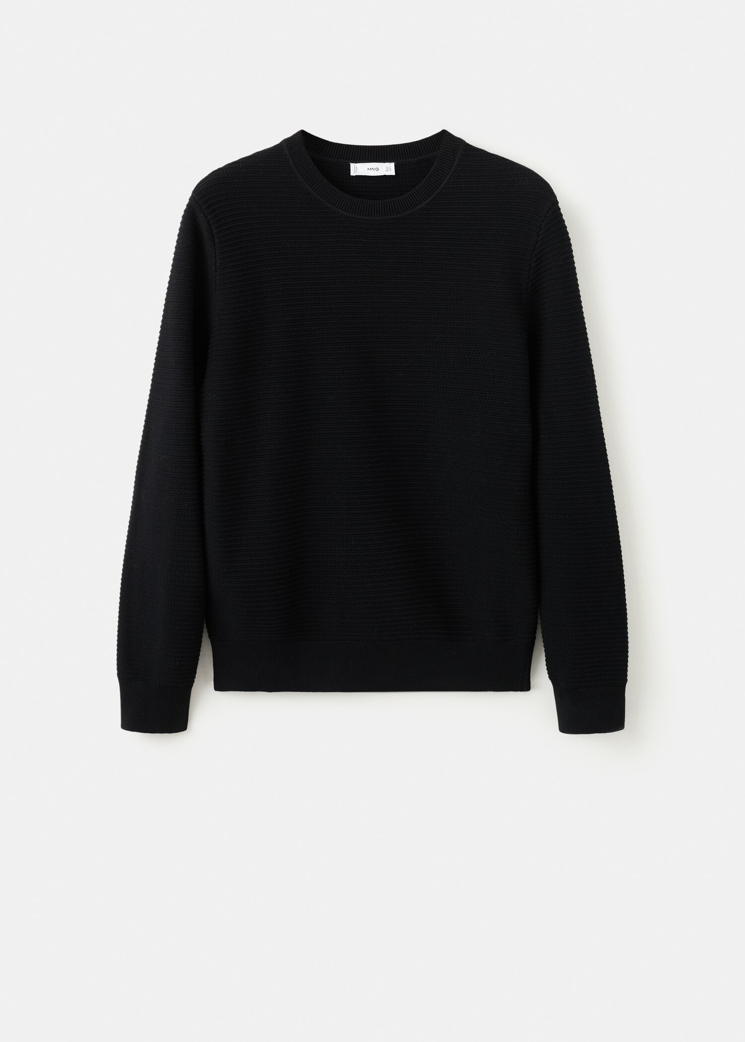 100% cotton braided sweater - Article without model