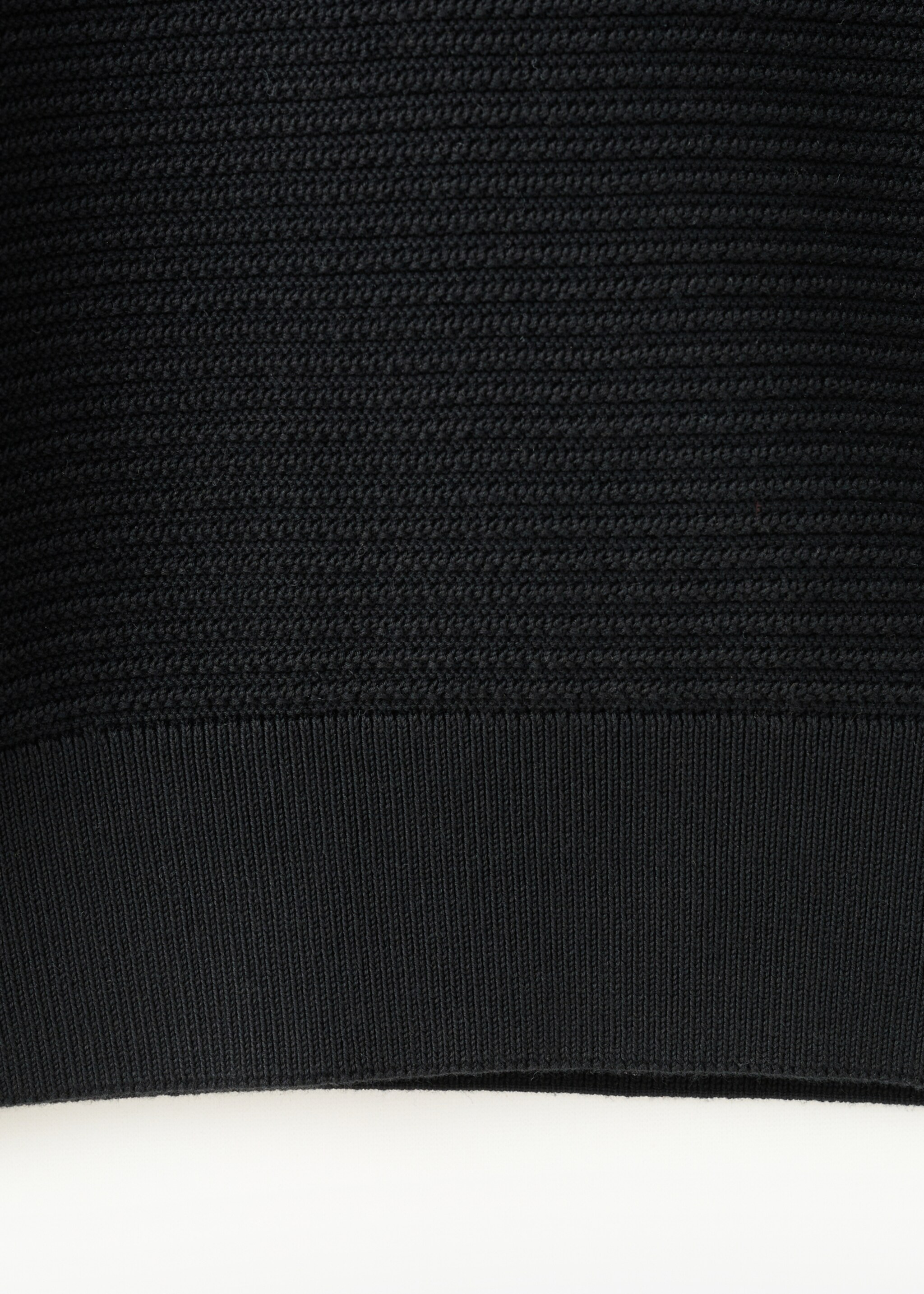 سترة مضفرة بنسبة 100% من القطن - تفاصيل المنتج 0, أسود. Ref: 27041261-00.