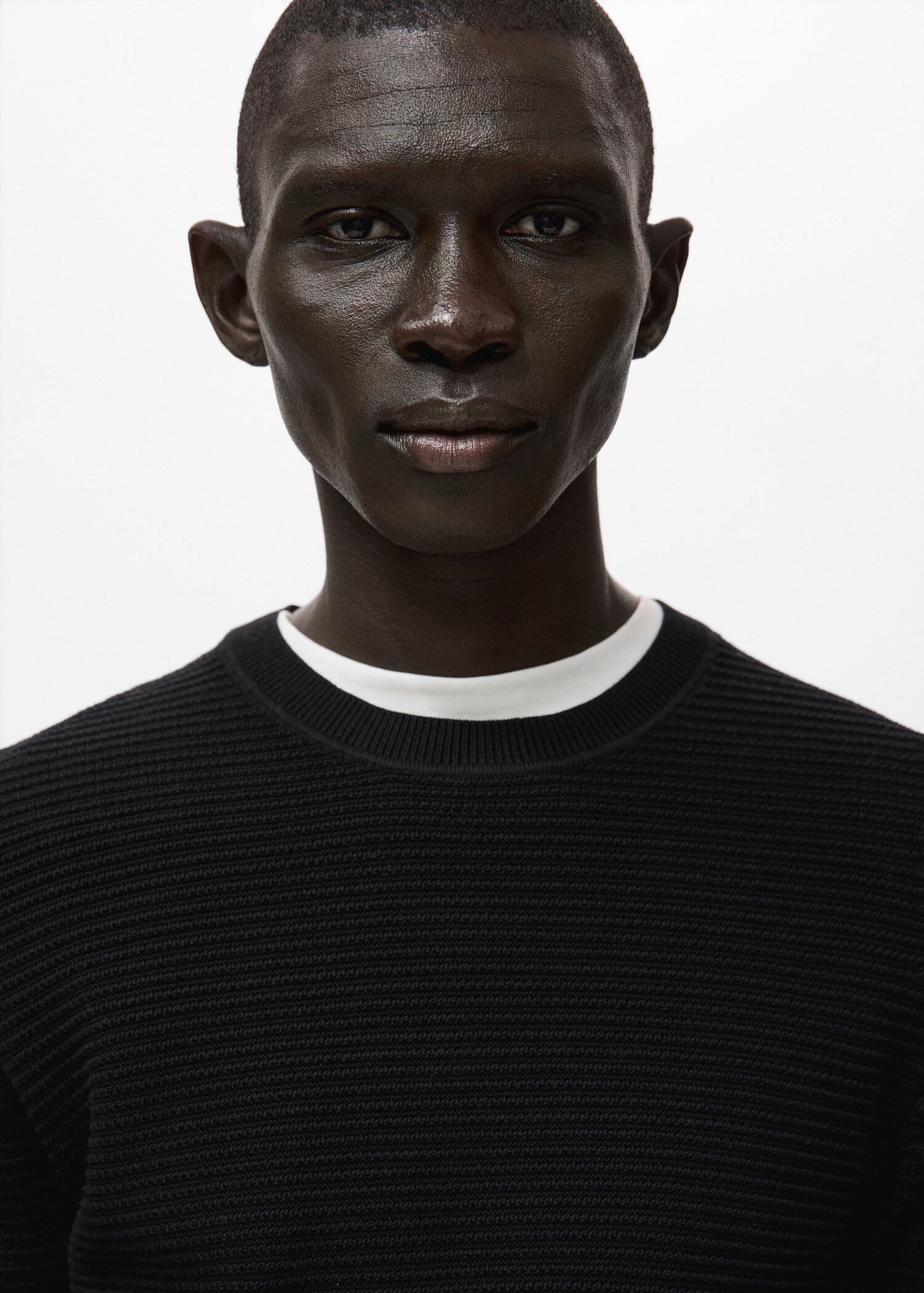 100% cotton braided sweater - Details of the article 1