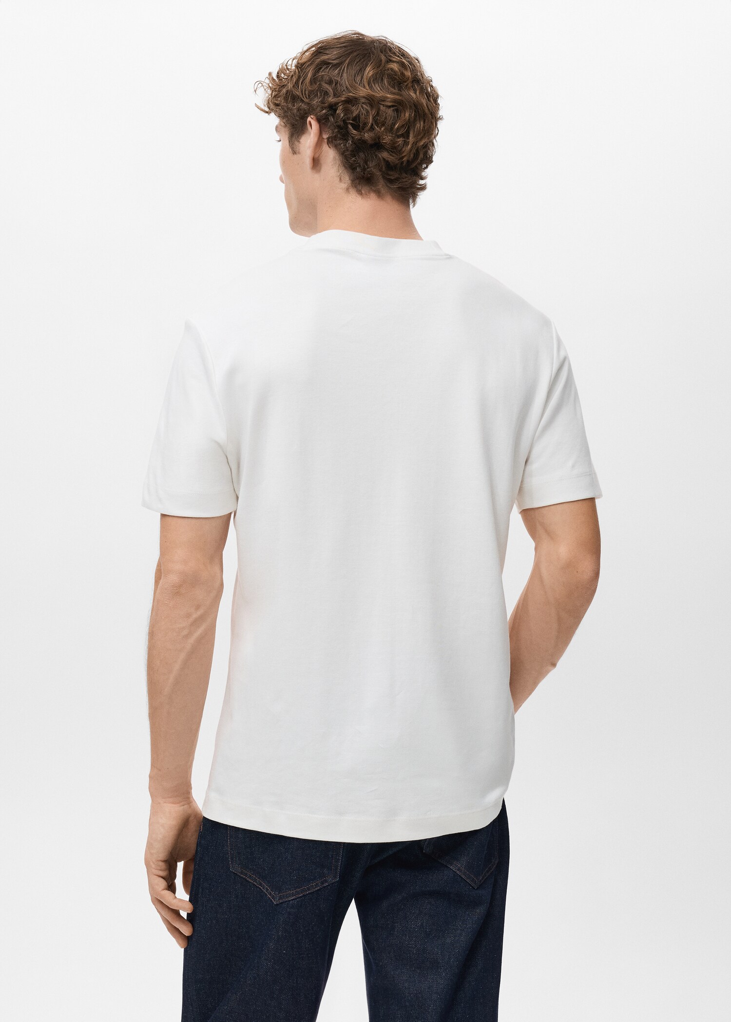 T-shirt regular fit de peso médio - Verso do artigo