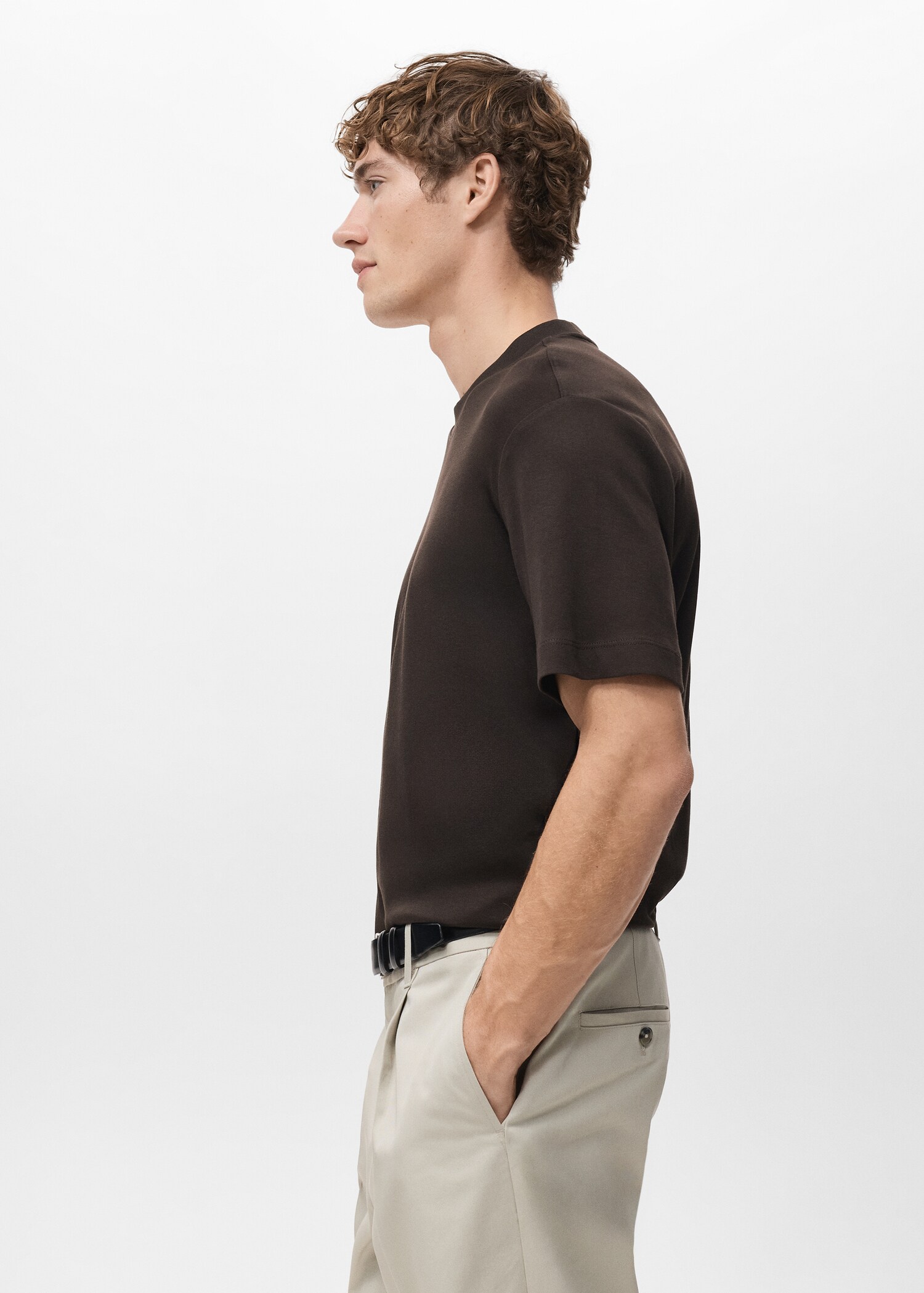 T-shirt regular fit de peso médio - Pormenor do artigo 2