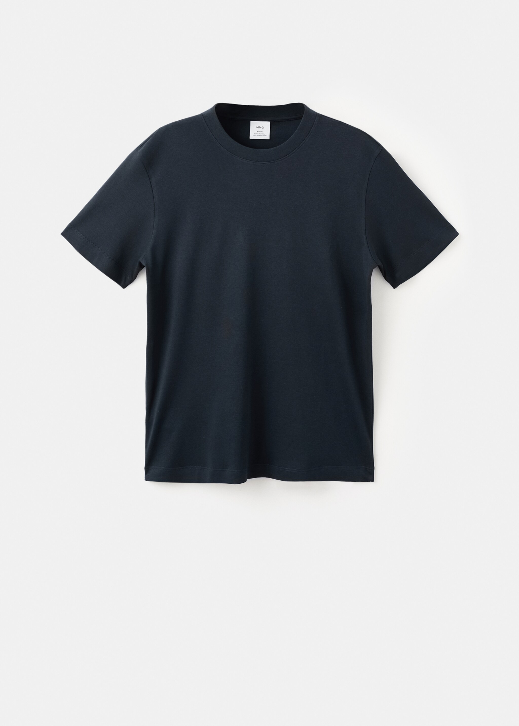 T-shirt regular fit de peso médio - Artigo sem modelo, Azul-marinho. Ref: 27041262-00.