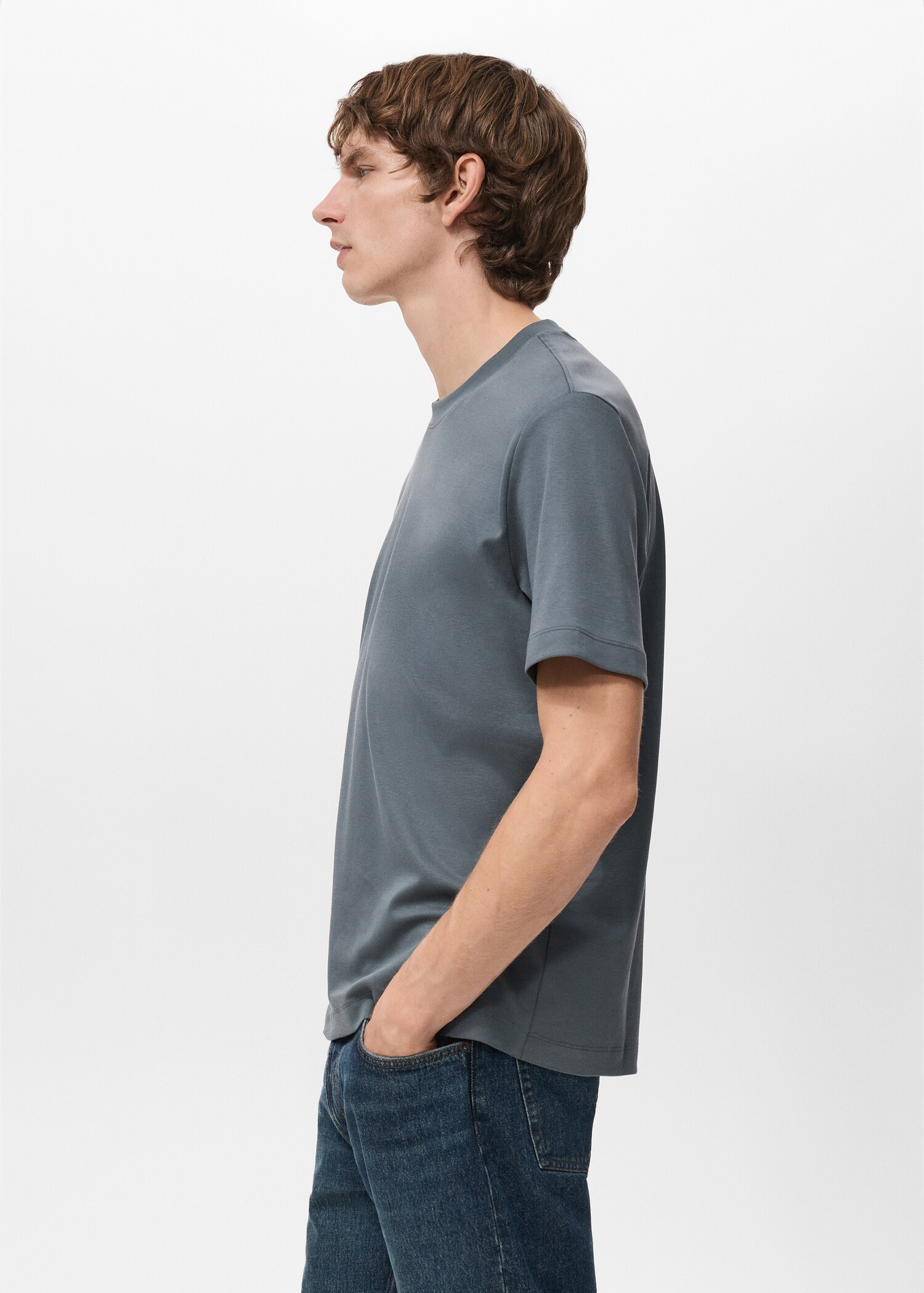 T-shirt regular fit de peso médio - Pormenor do artigo 2