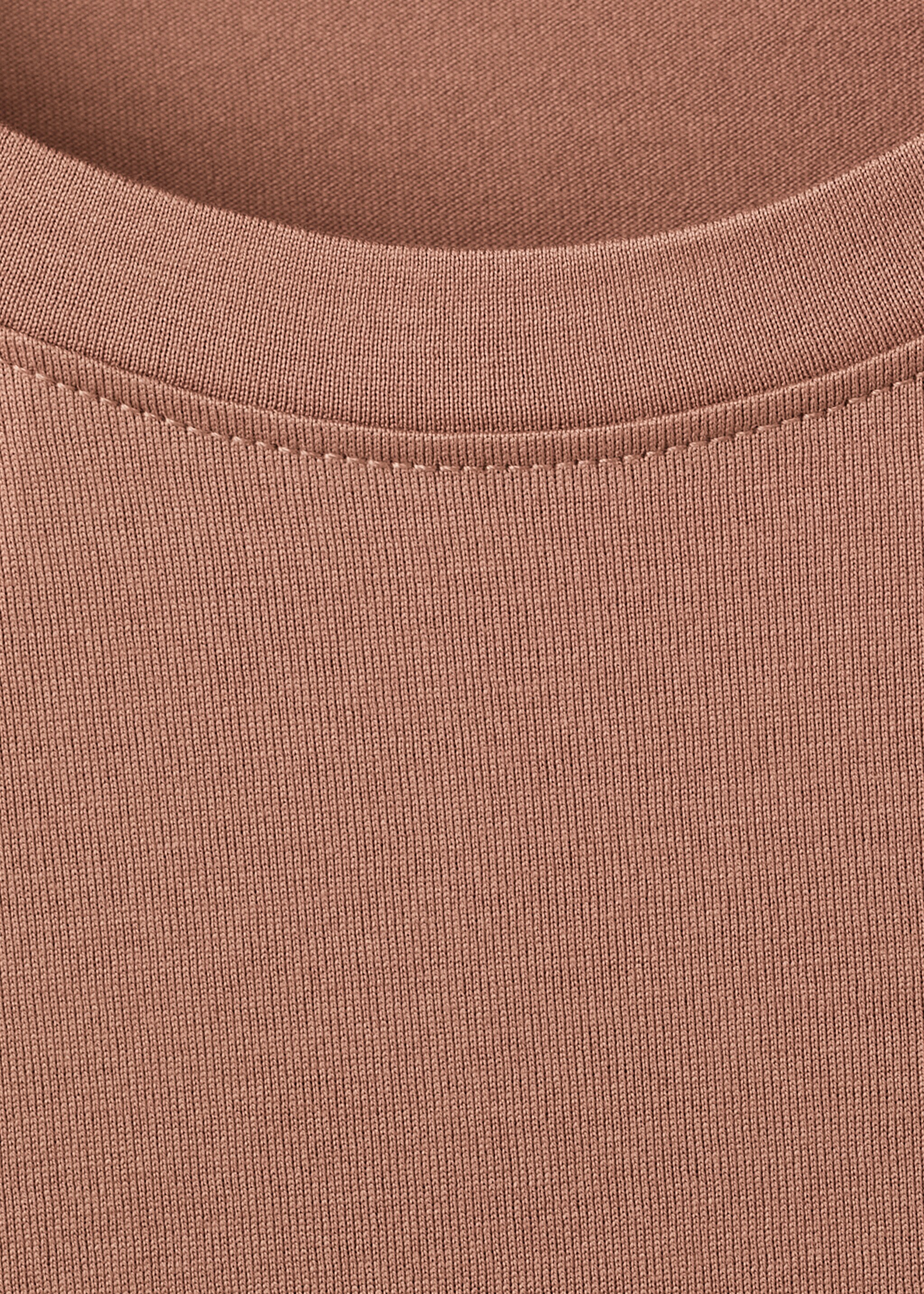 100% cotton T-shirt regular fit - Details of the article 8, Peach. Ref: 27041264-00.