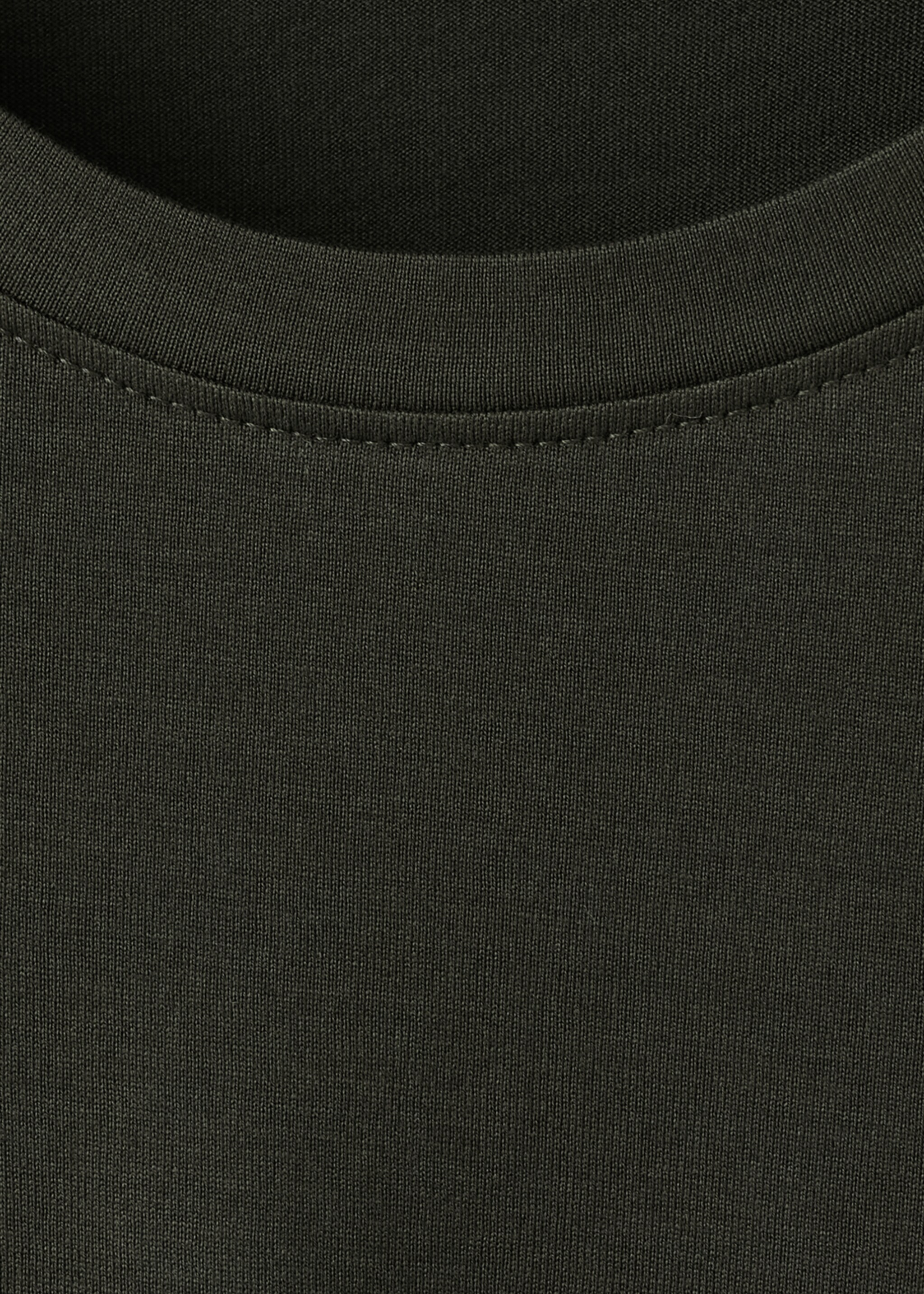100% cotton T-shirt regular fit - Details of the article 8, Chocolate. Ref: 27041264-00.