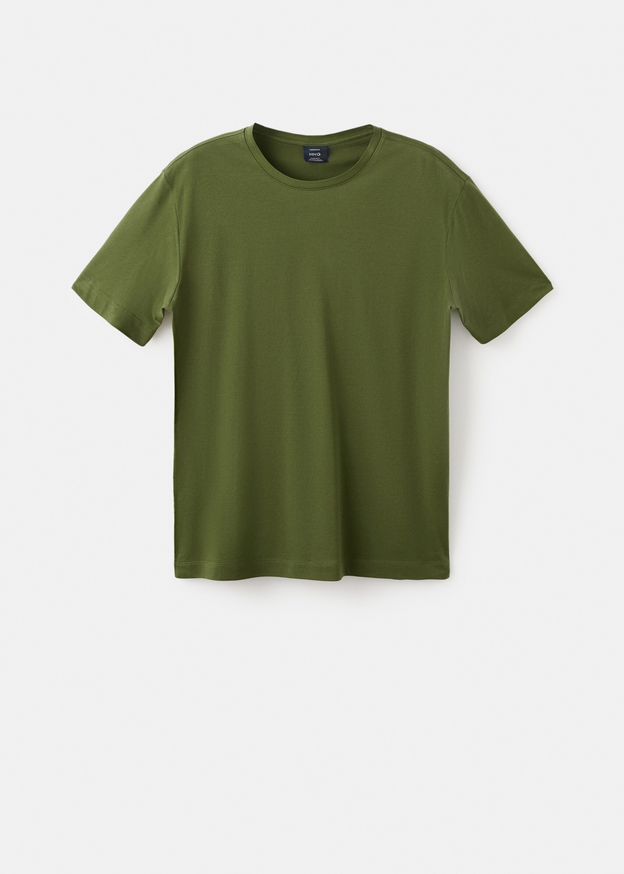100% cotton T-shirt regular fit - Article without model, Green. Ref: 27041264-00.