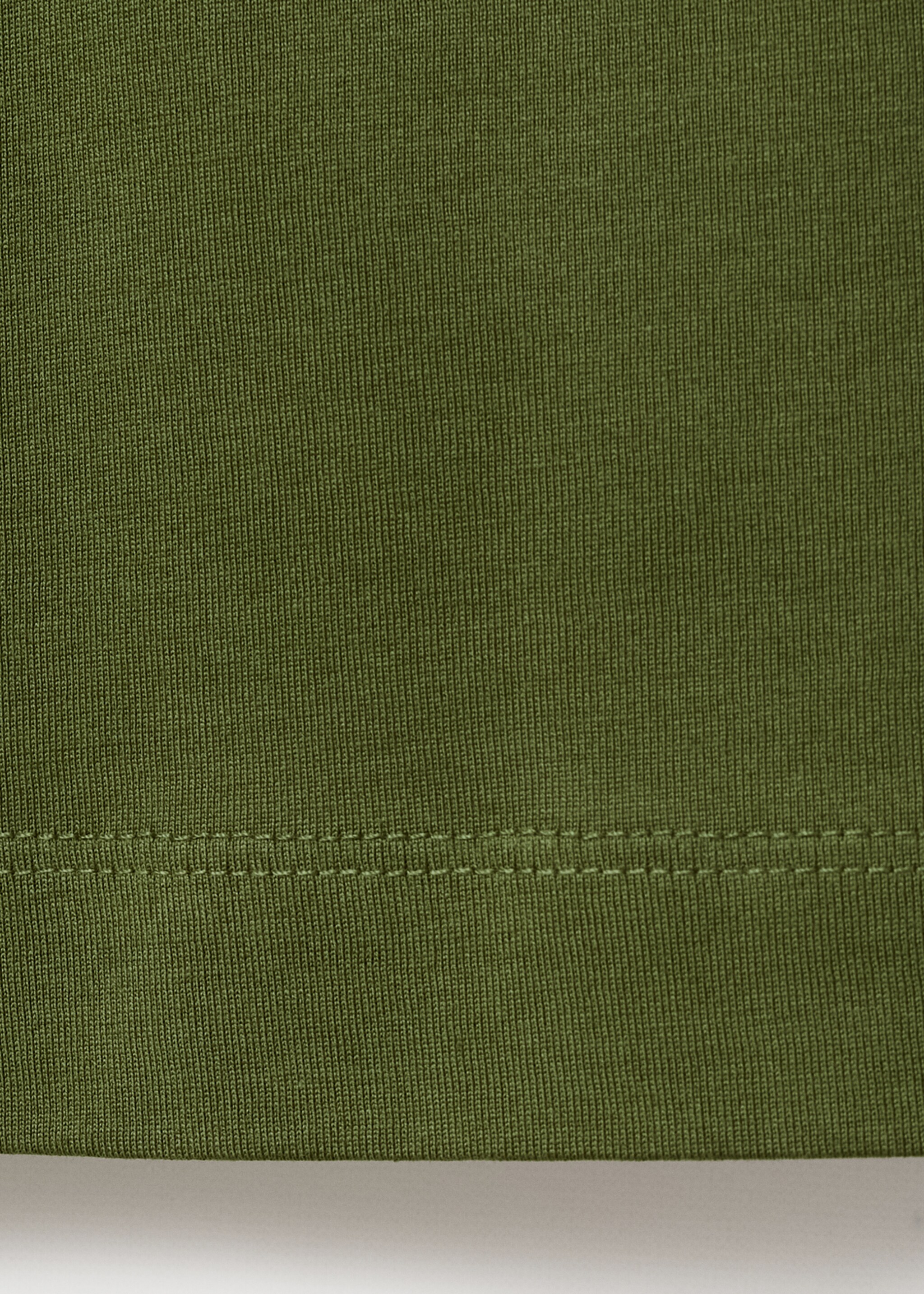 100% cotton T-shirt regular fit - Details of the article 0, Green. Ref: 27041264-00.