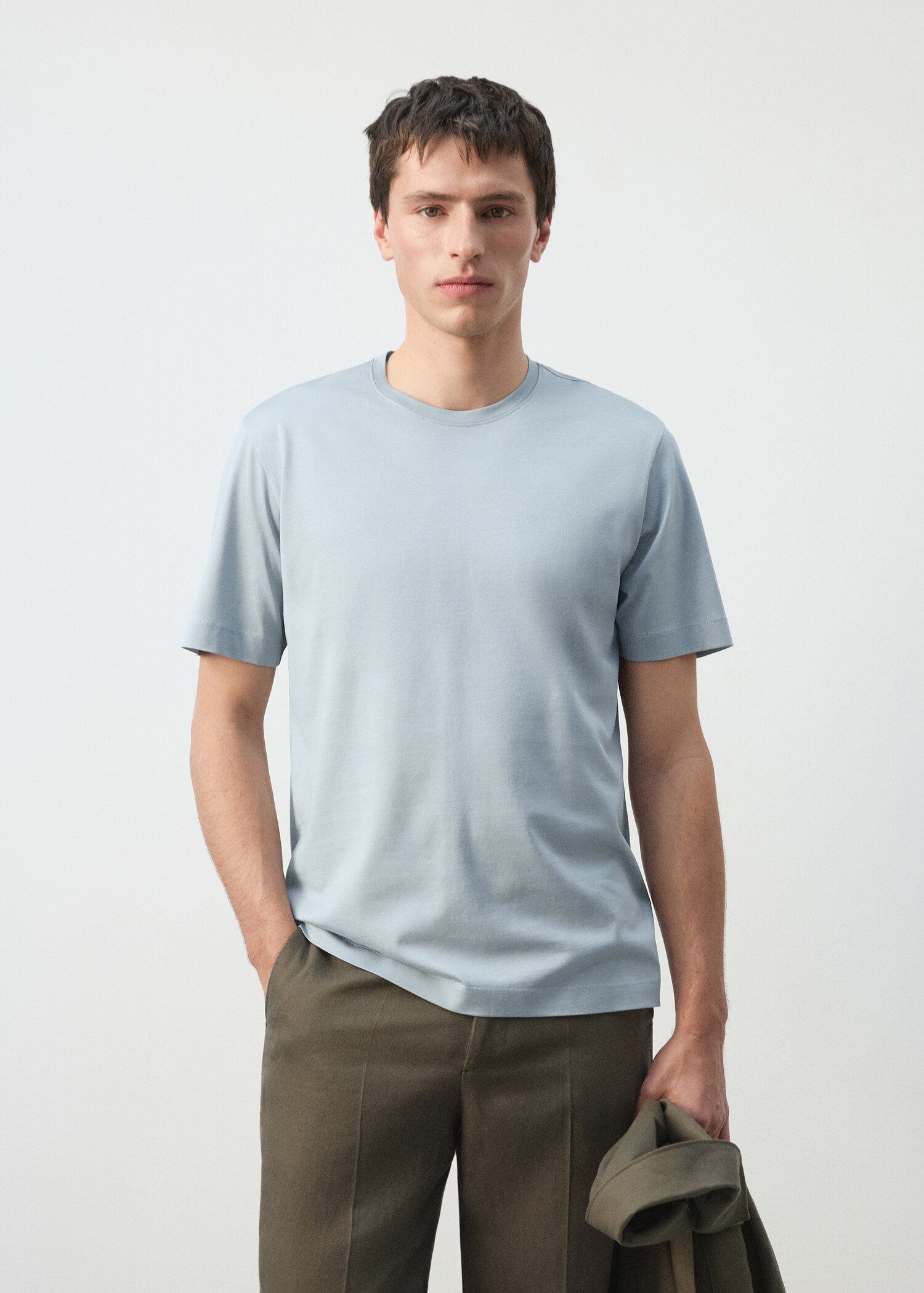 100% cotton T-shirt regular fit - Medium plane