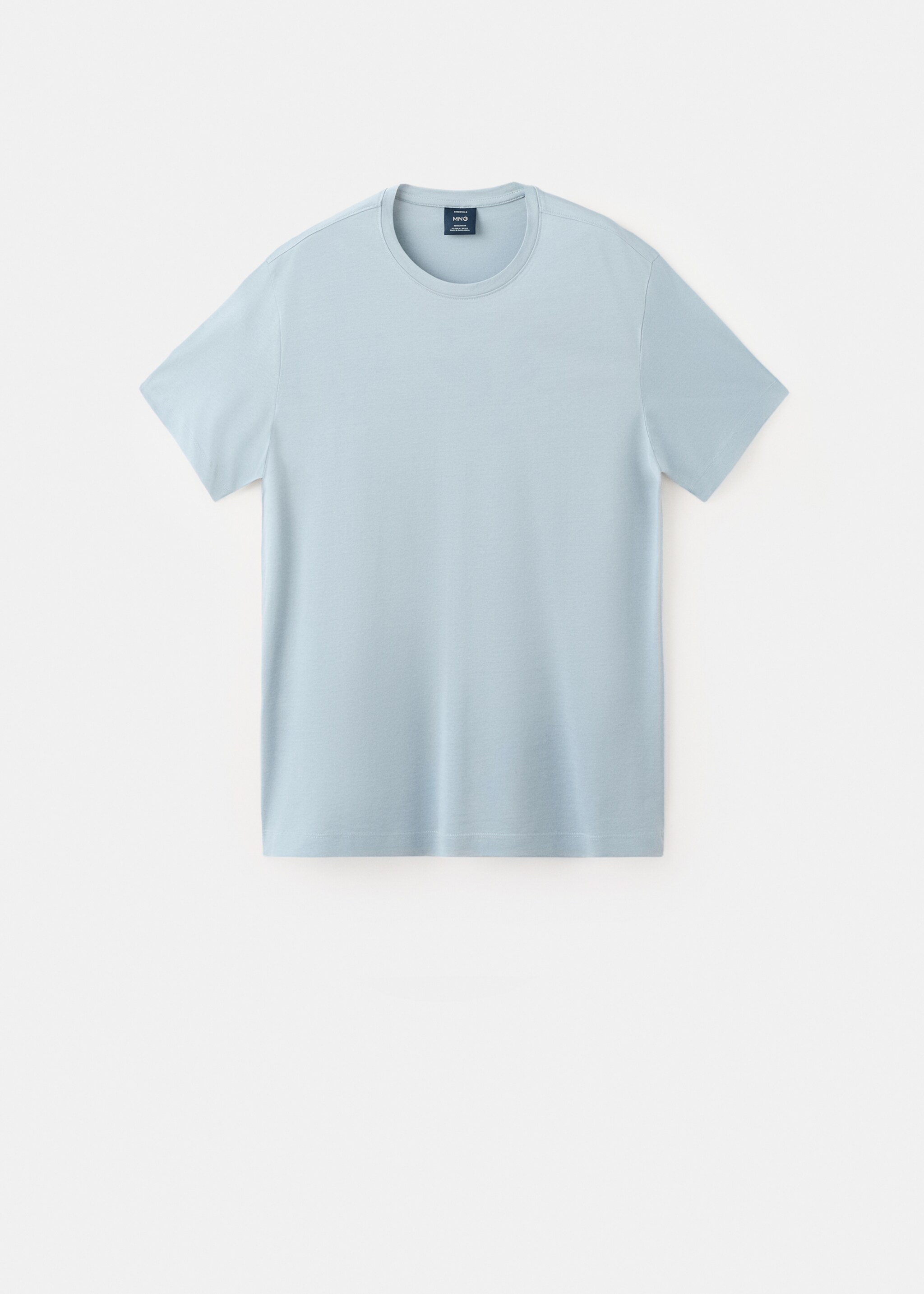 100% cotton T-shirt regular fit - Article without model, Aqua Green. Ref: 27041264-00.
