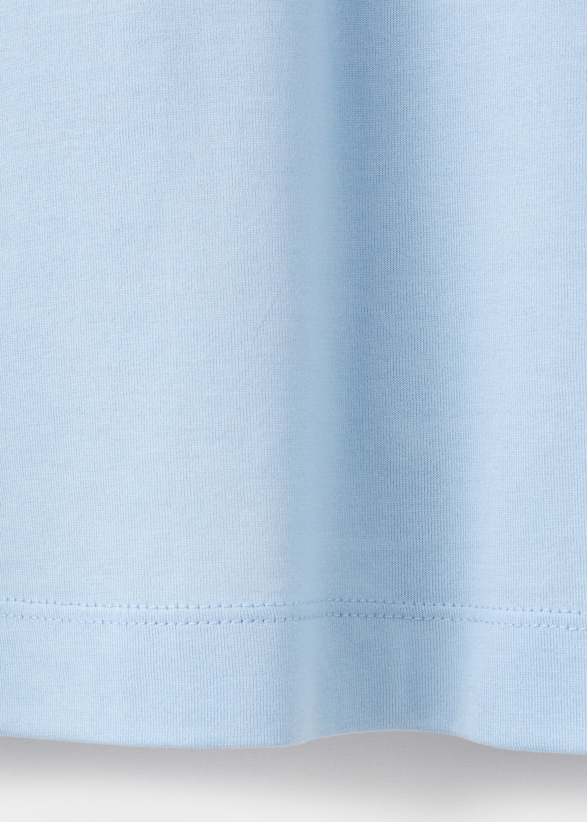 Regular Fit-T-Shirt aus 100 % Baumwolle - Detail des Artikels 0, Himmelblau. Ref: 27041264-00.