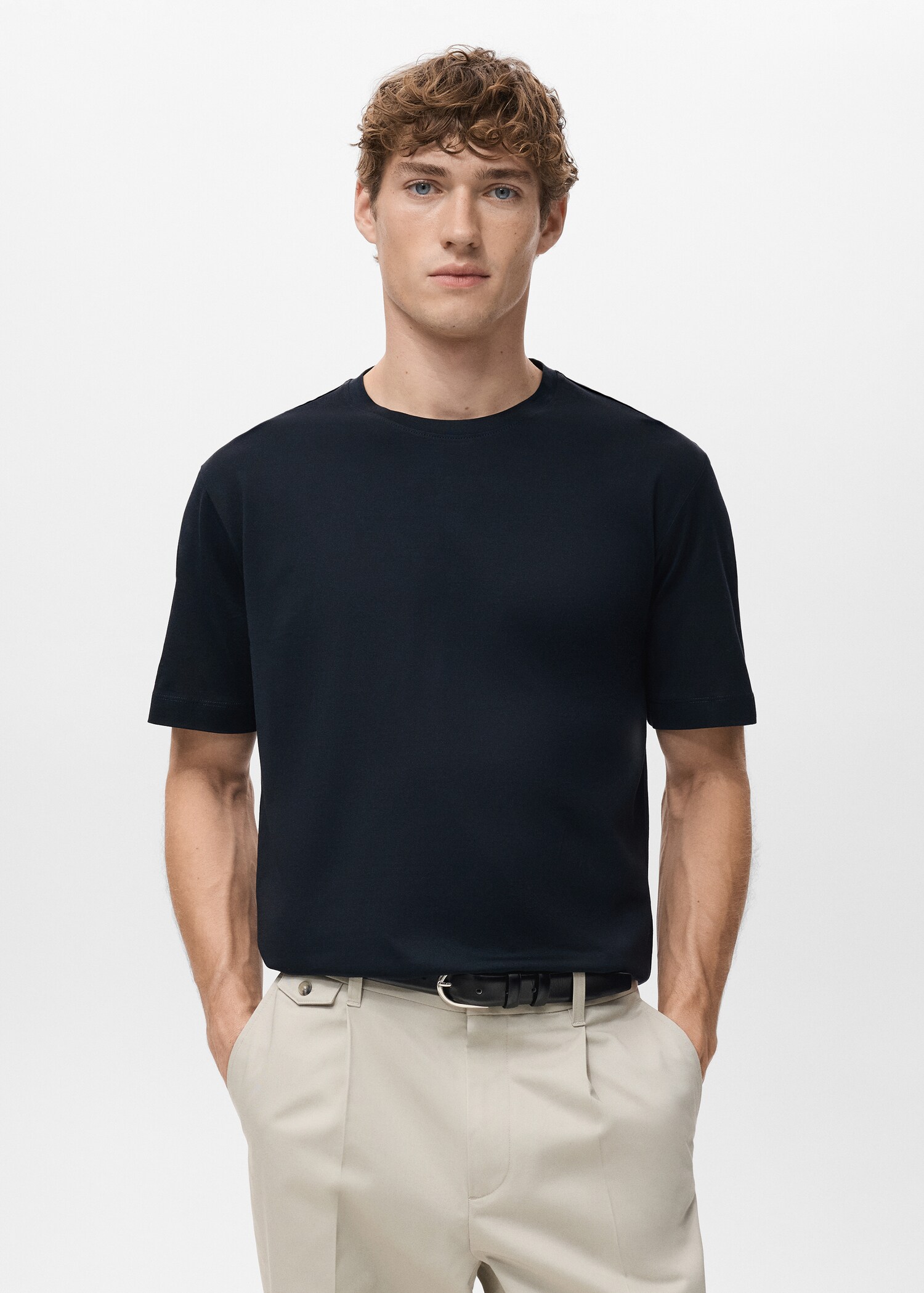 T-shirt 100 % coton regular-fit - Plan moyen