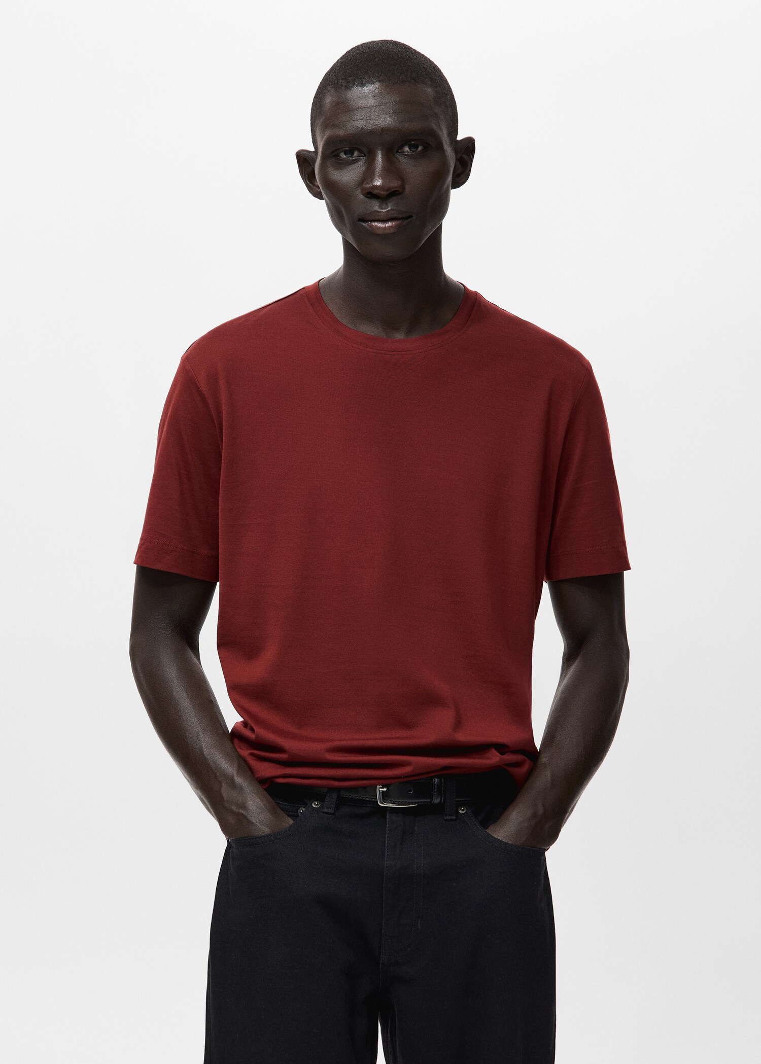 T-shirt 100 % coton regular-fit - Plan moyen