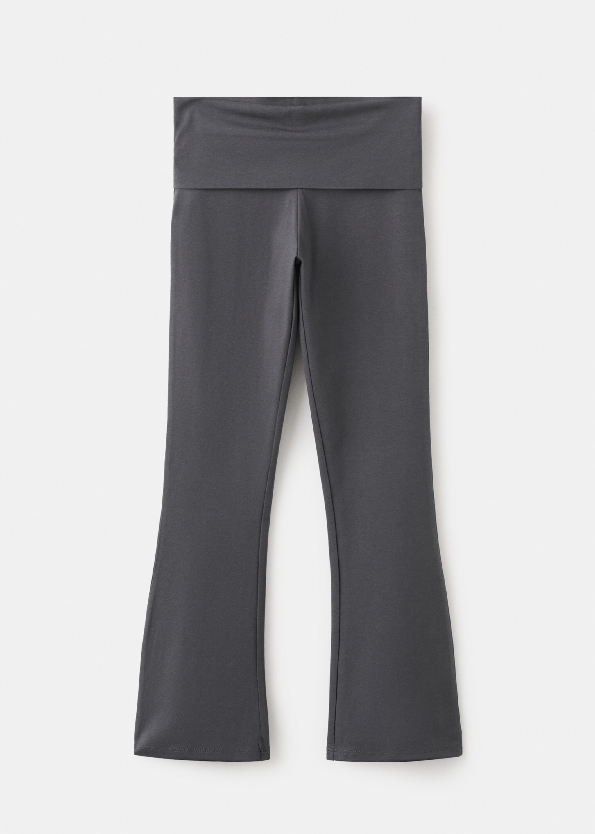 Flared leggings - Article without model, Charcoal. Ref: 27041265-00.