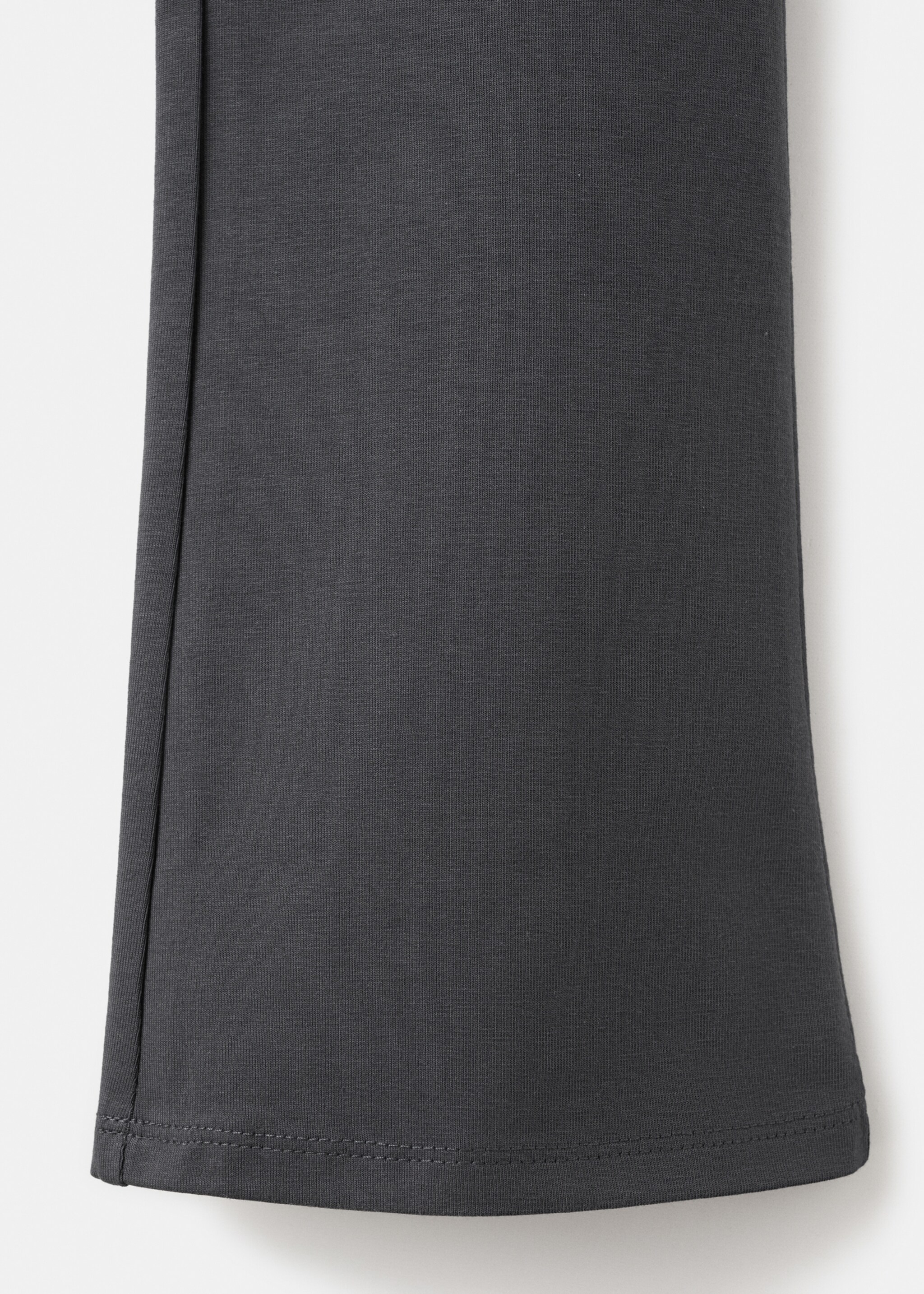 Flared leggings - Details of the article 0, Charcoal. Ref: 27041265-00.