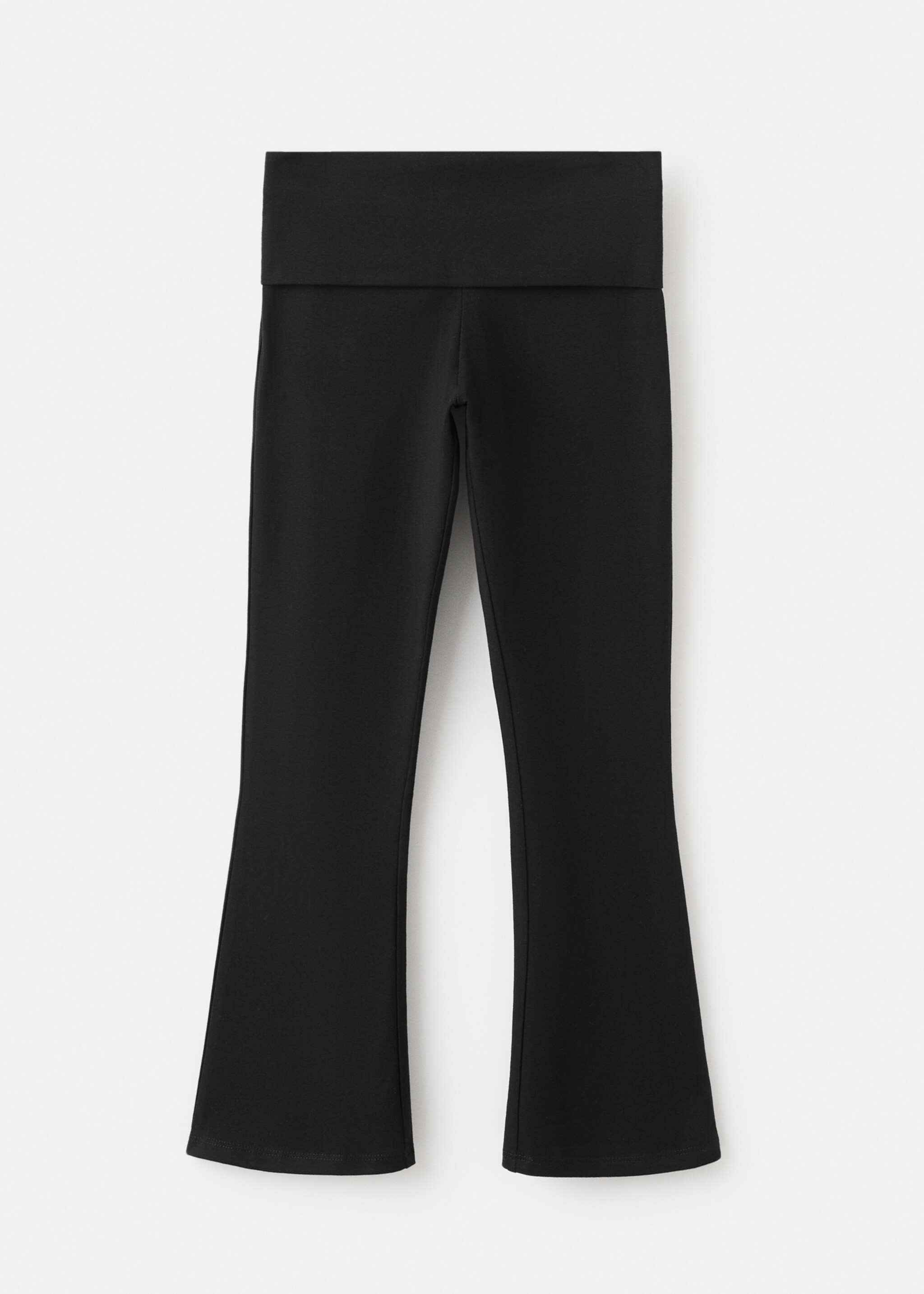 Flared leggings - Article without model, Black. Ref: 27041265-00.