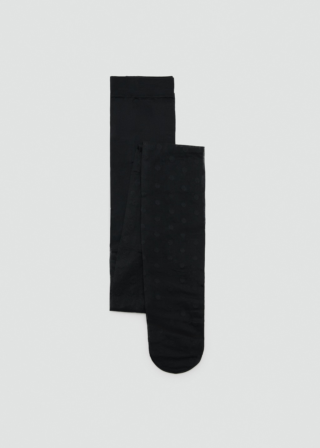 Polka-dot sheer stockings