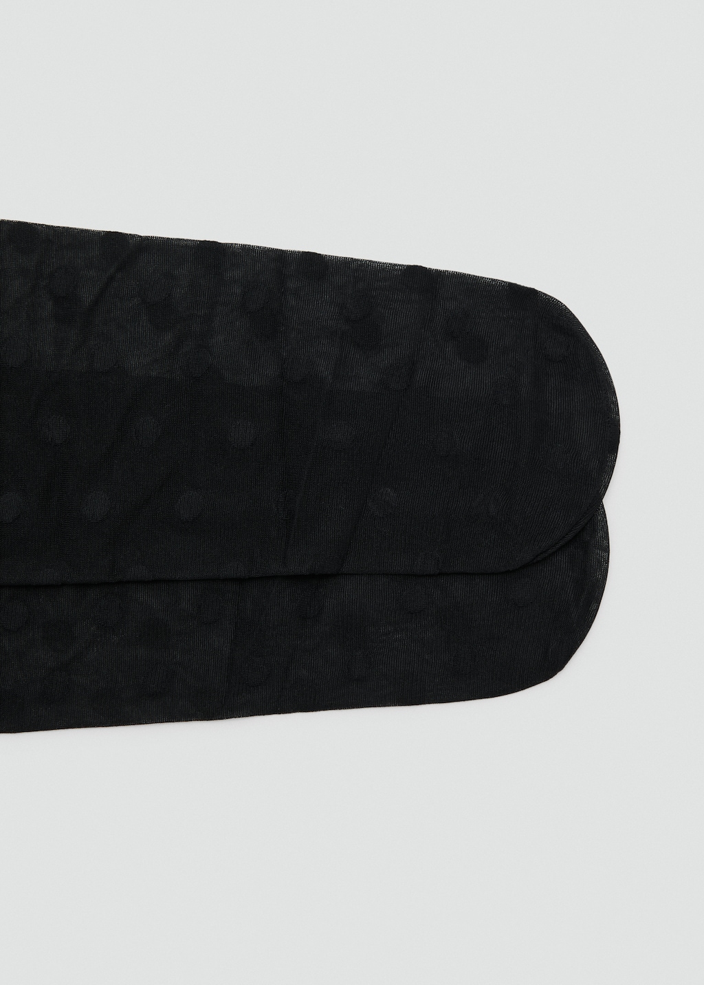 Polka-dot sheer stockings