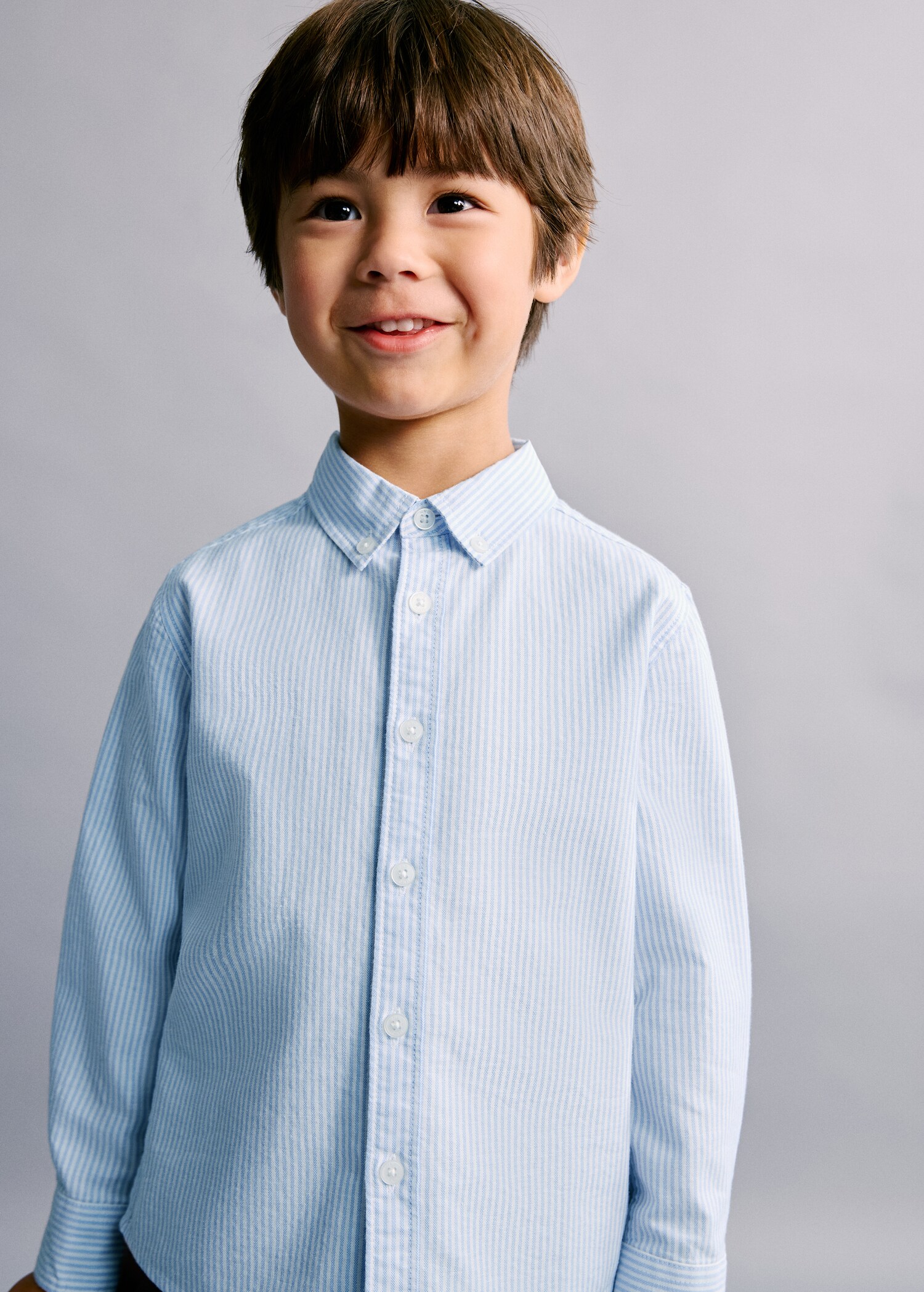 Striped Oxford shirt - Medium plane