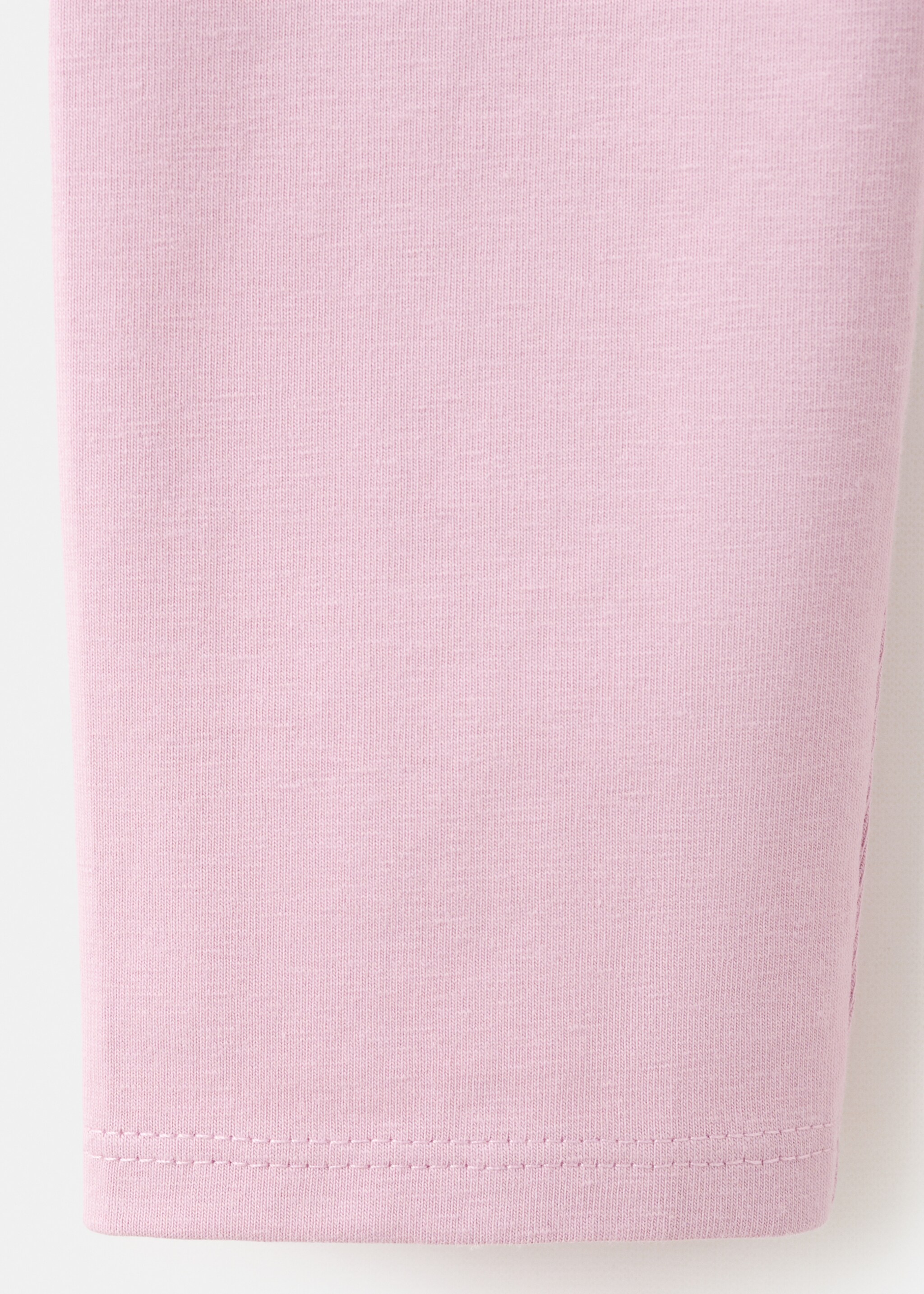 Essential cotton leggings - Details of the article 0, Pink. Ref: 27041271-00.