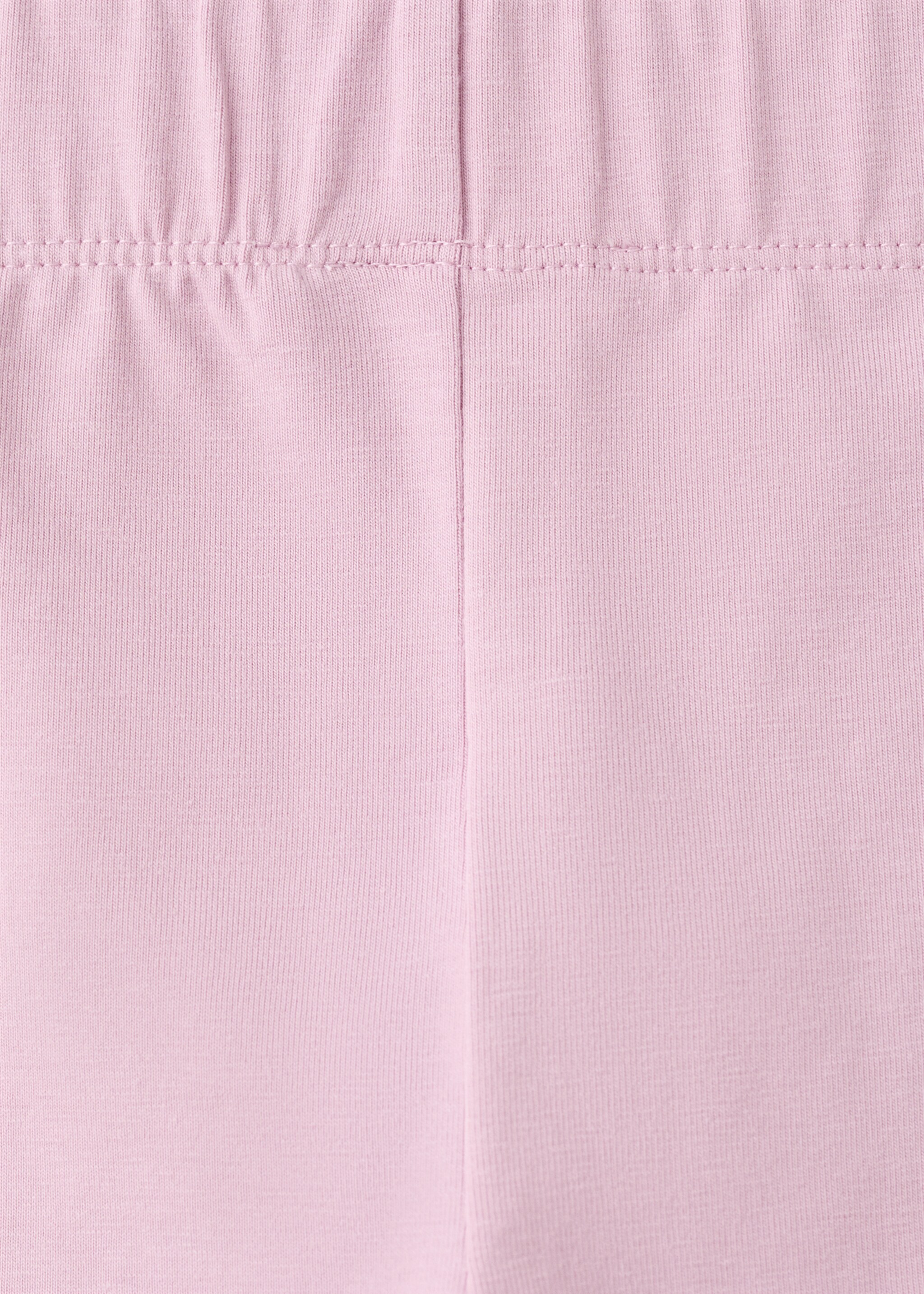 Essential cotton leggings - Details of the article 8, Pink. Ref: 27041271-00.