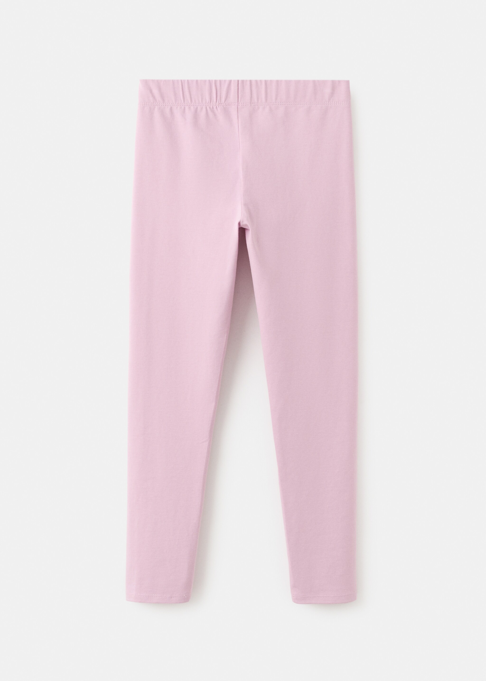 Essential cotton leggings - Reverse of the article, Pink. Ref: 27041271-00.