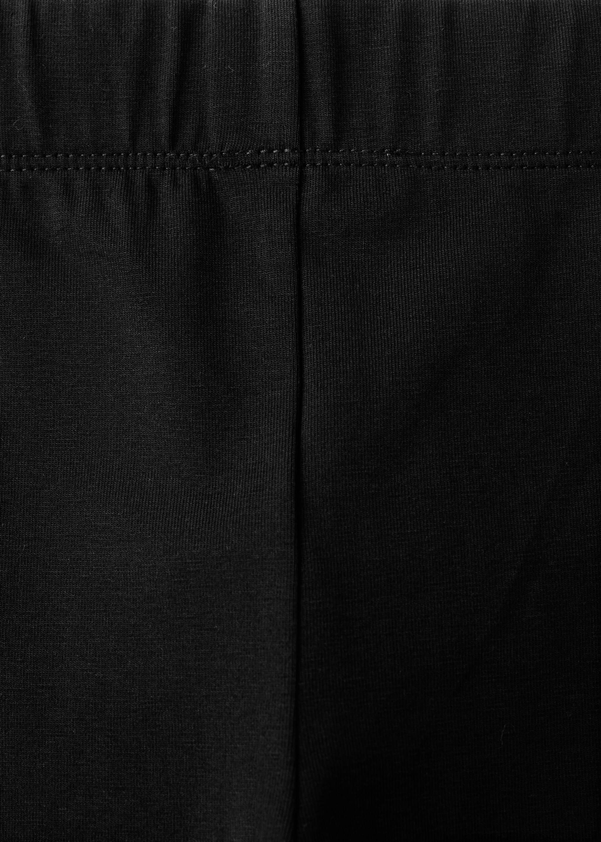 Essential cotton leggings - Details of the article 0, Black. Ref: 27041271-00.