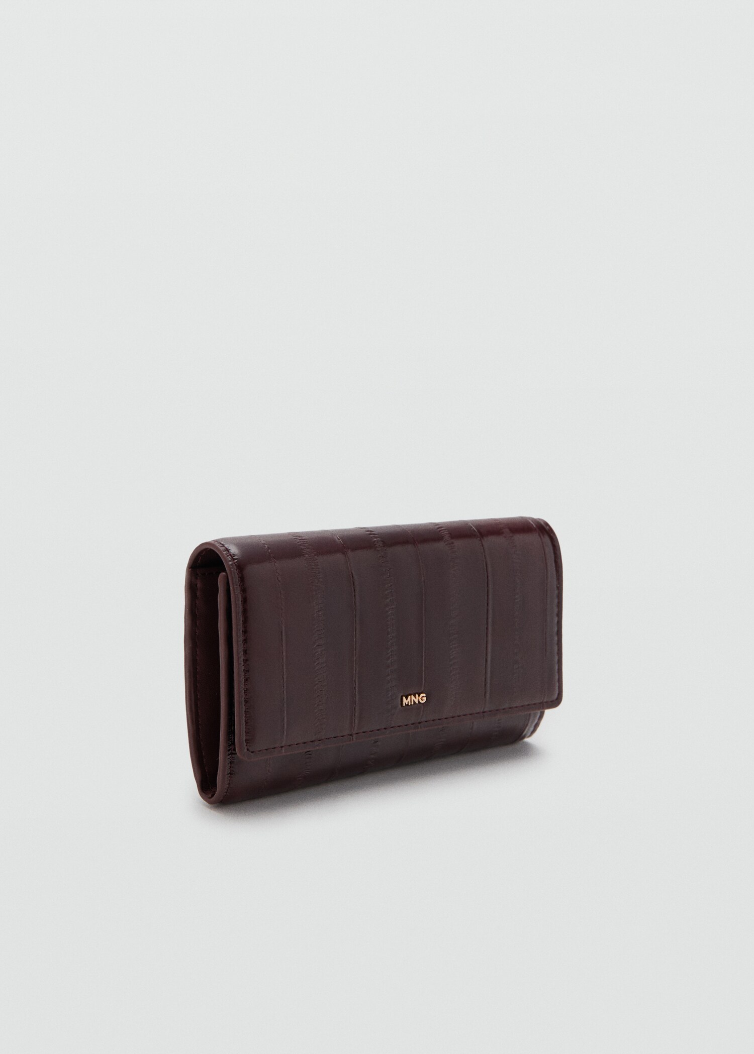 Large textured wallet - Medium plane