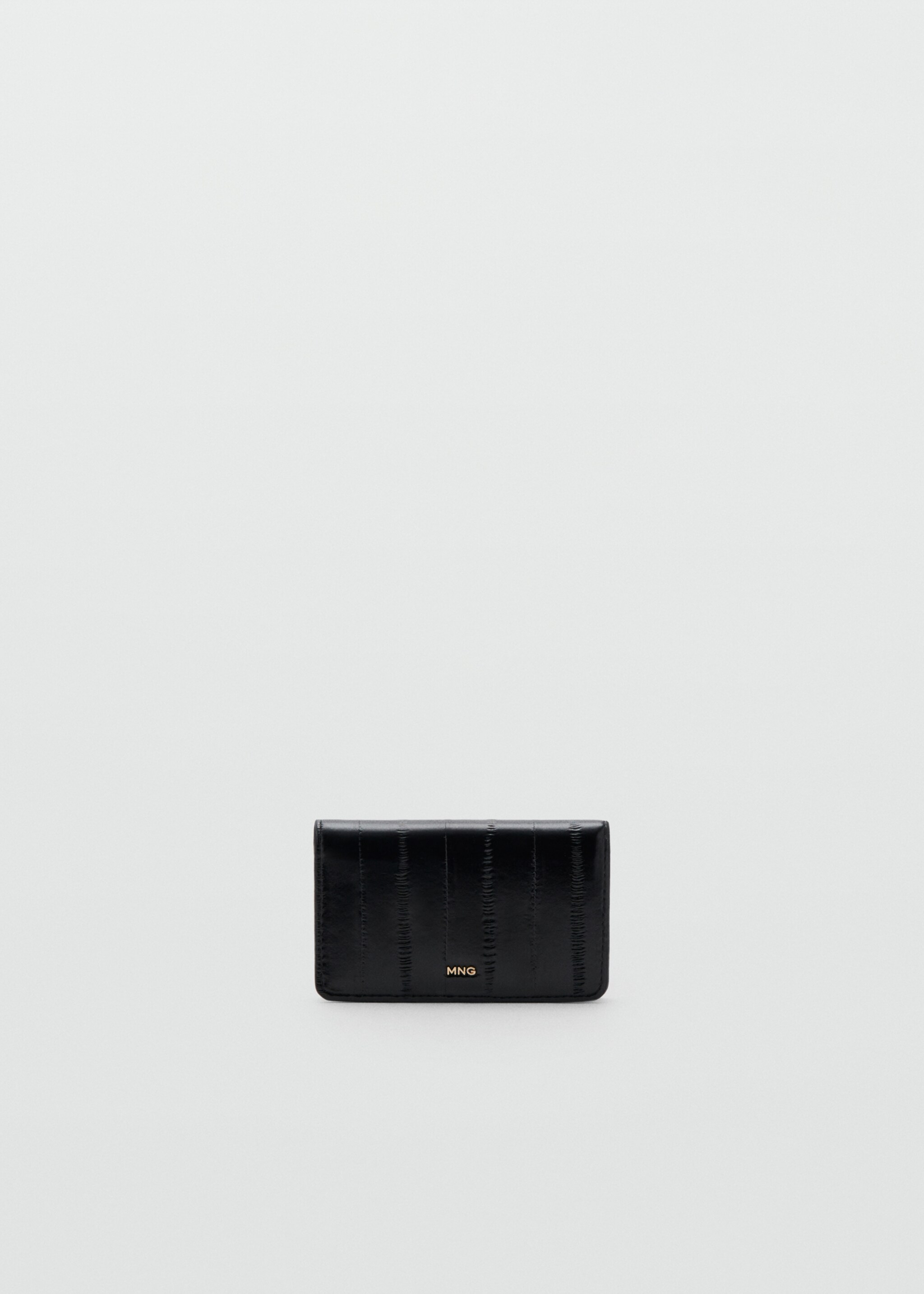 Large textured wallet - Article without model, Black. Ref: 27041276-00.