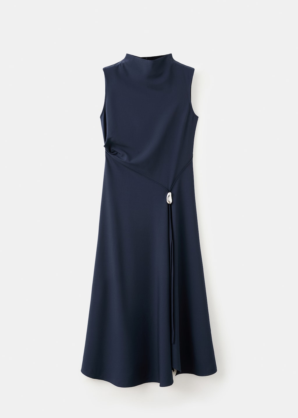 Mango A-line dress with metal embellishment