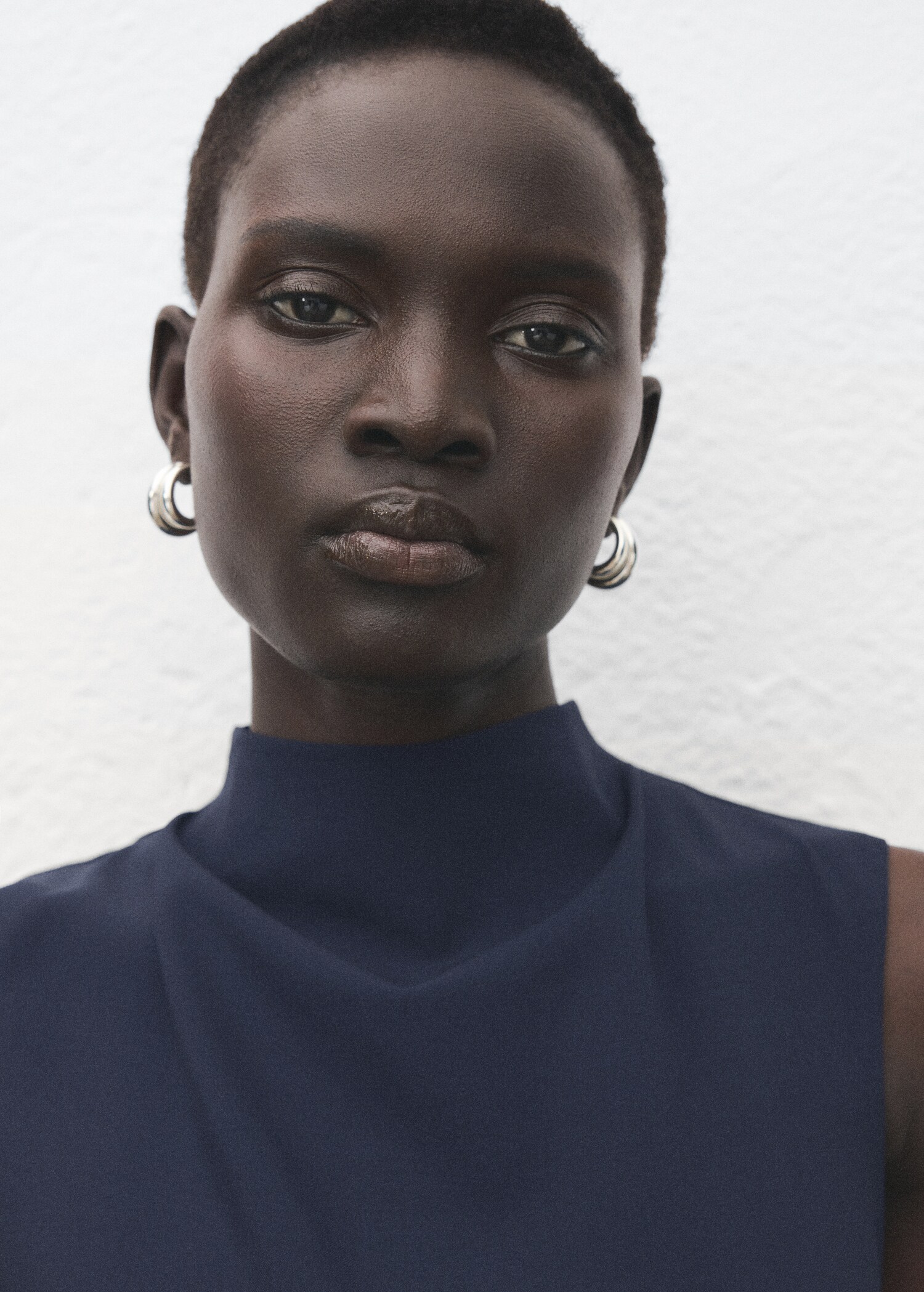 Vestido evasé adorno metálico - Detalle del artículo 1