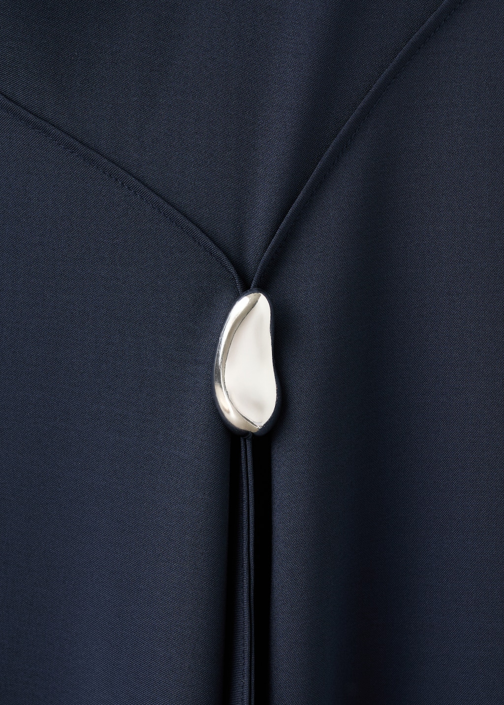 Mango A-line dress with metal embellishment