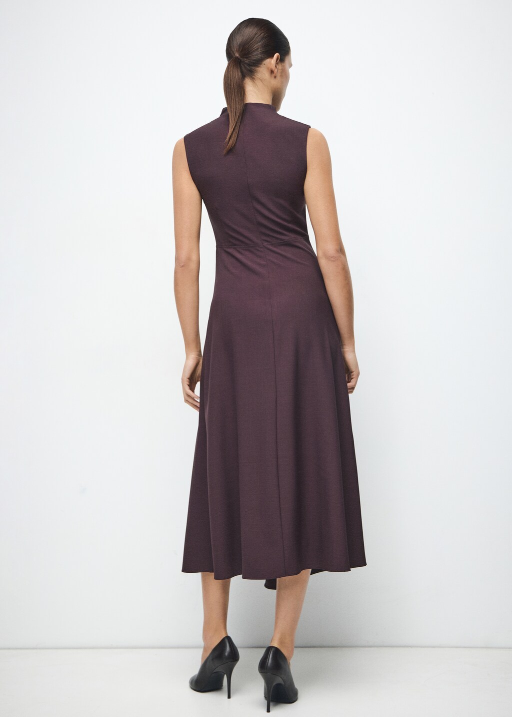 A-line dress with metal embellishment - image 3